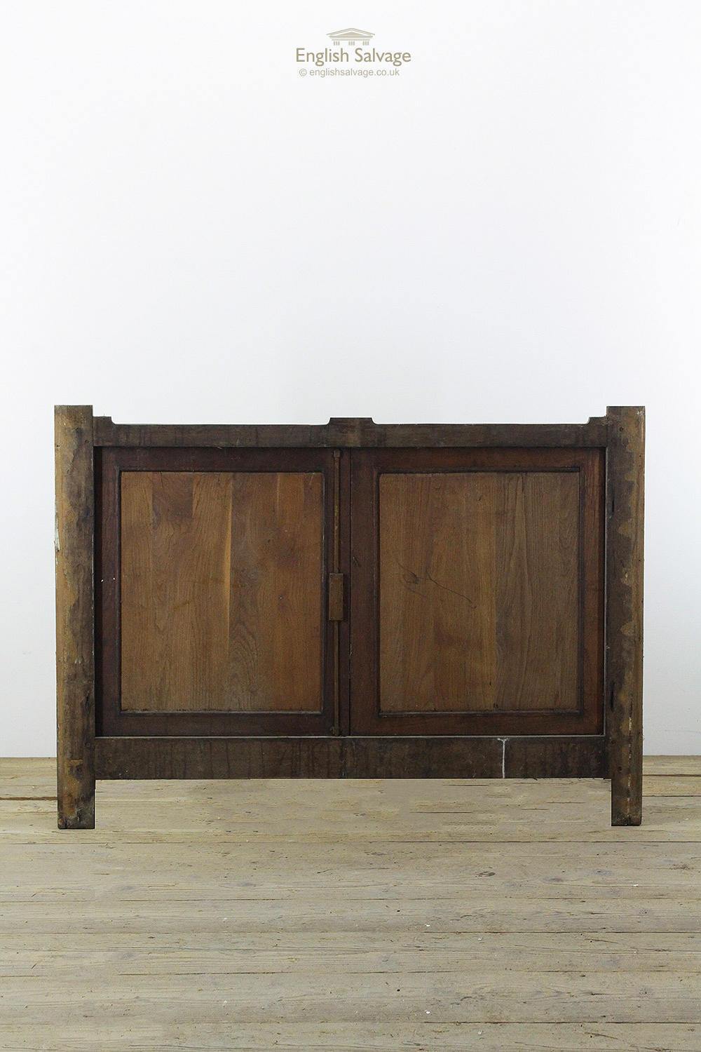 Oak Double Cupboard Doors or Panelling, 20th Century In Good Condition For Sale In London, GB