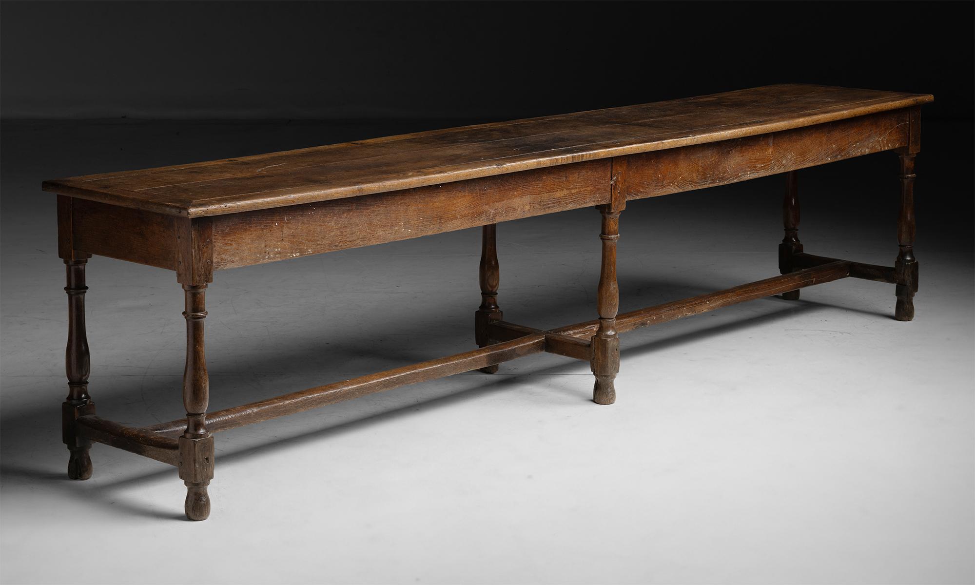 French Oak Draper's Table, France circa 1880