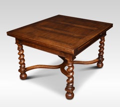 Oak Draw Leaf Refectory Table