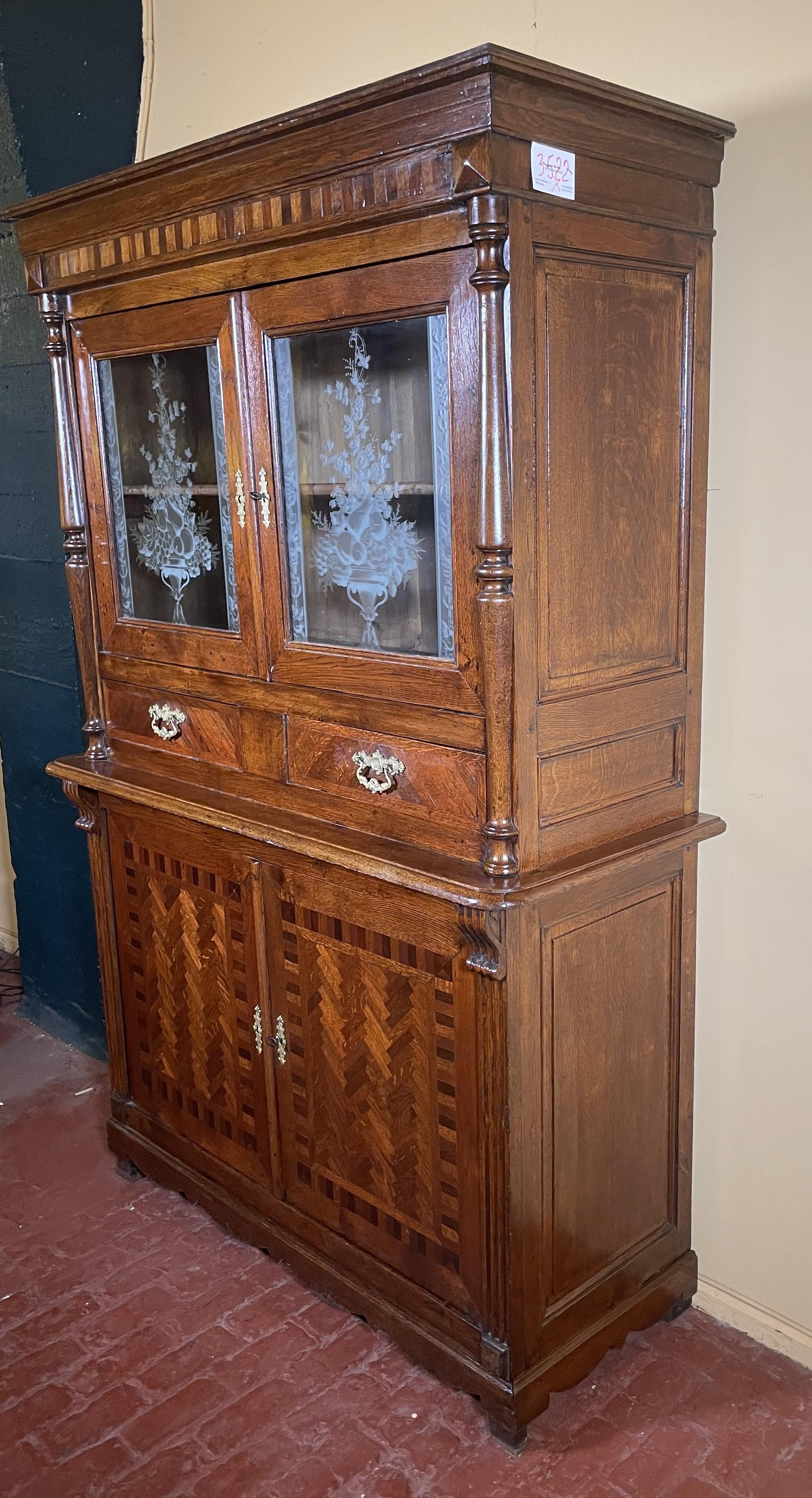 Oak Dresser Art Nouveau Period For Sale 5