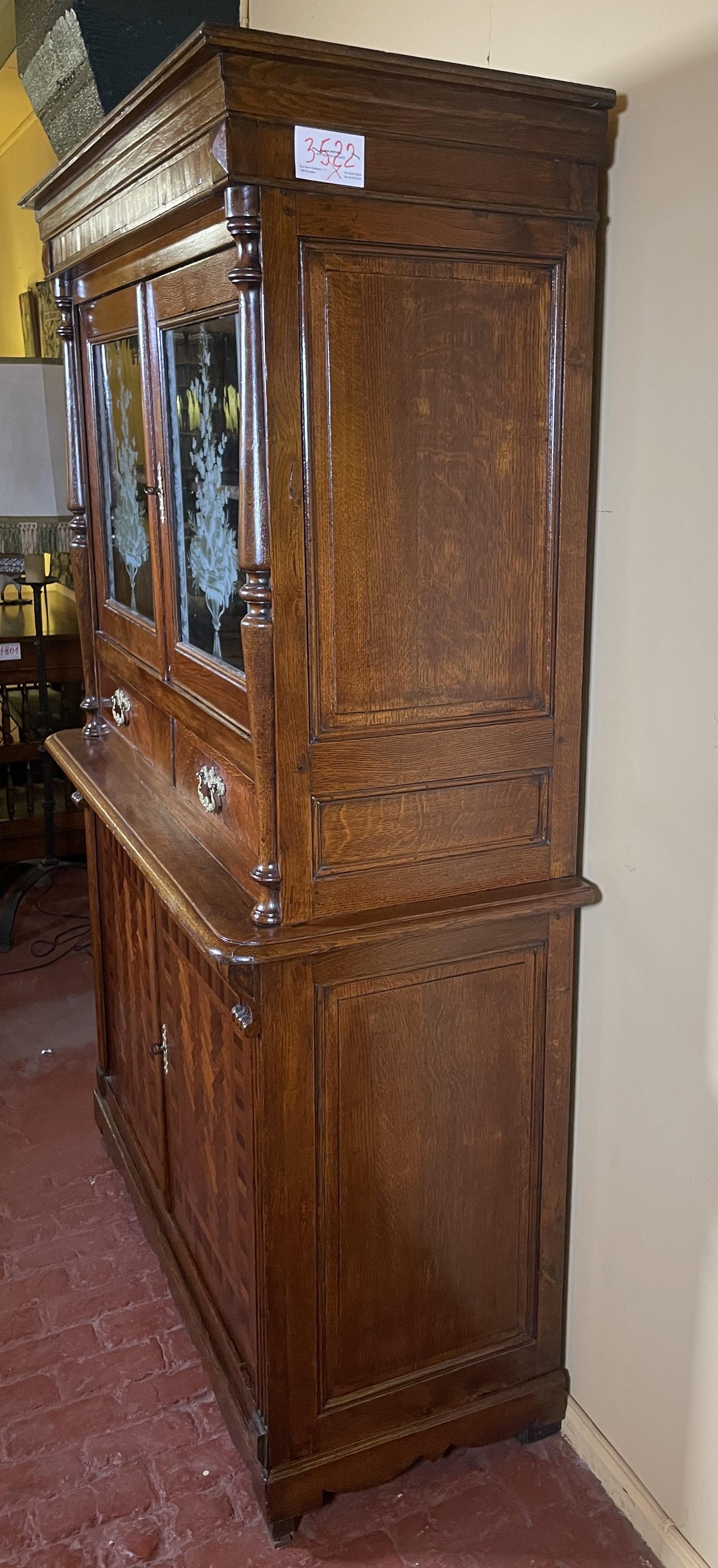Oak Dresser Art Nouveau Period For Sale 7