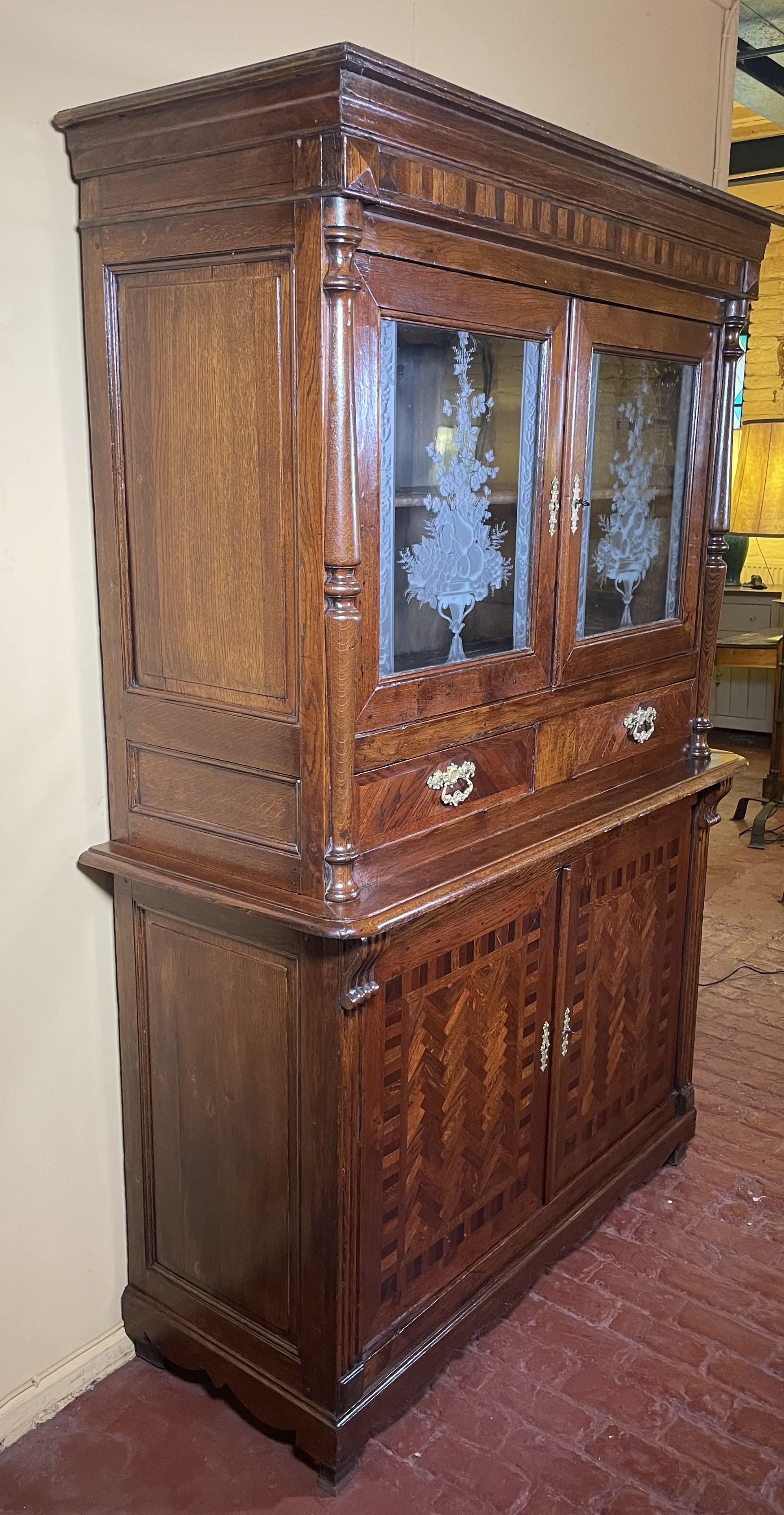 Oak Dresser Art Nouveau Period For Sale 8