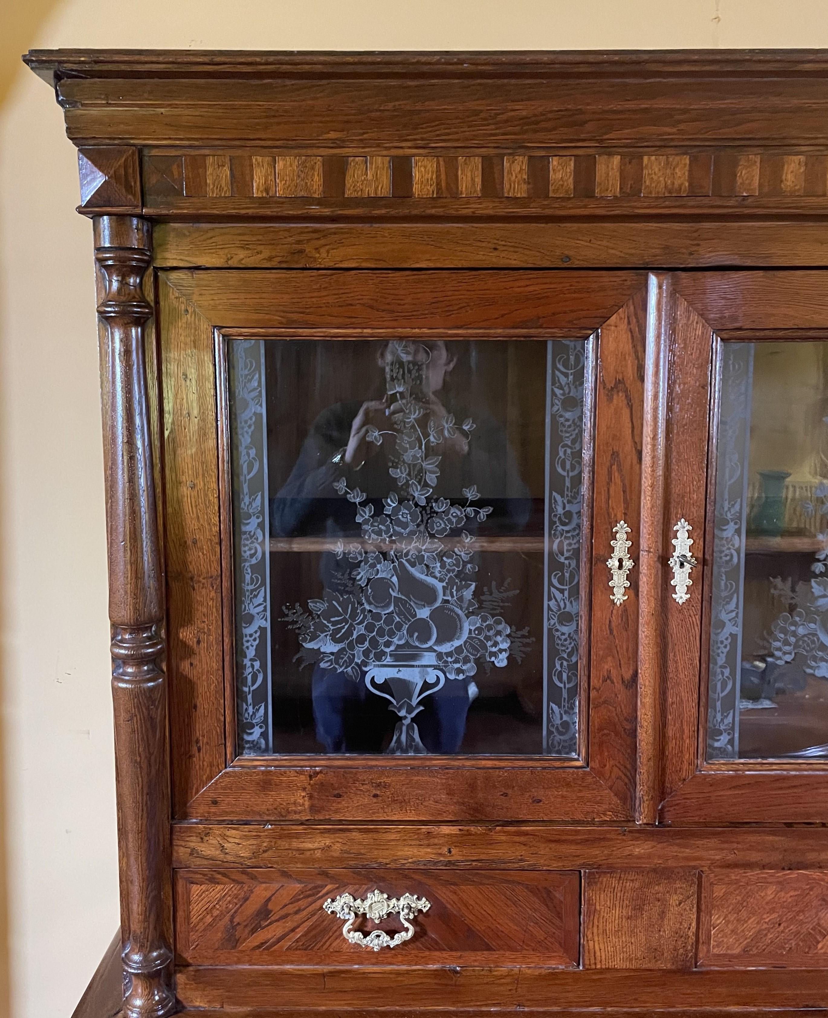 20th Century Oak Dresser Art Nouveau Period For Sale
