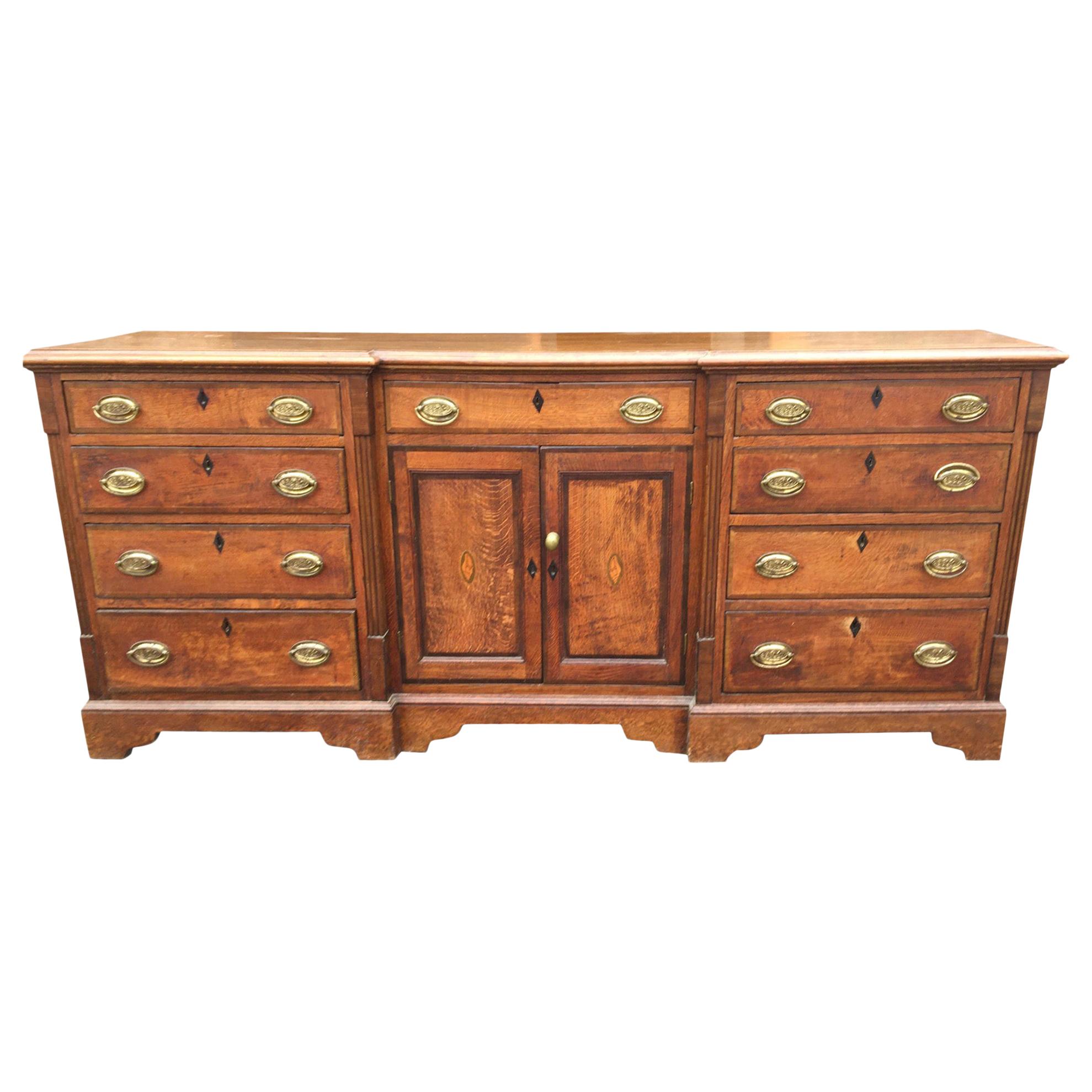 Oak Dresser Base, C 1820 English