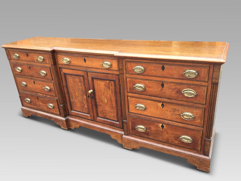Oak Dresser Base, English, circa 1820 For Sale at 1stDibs