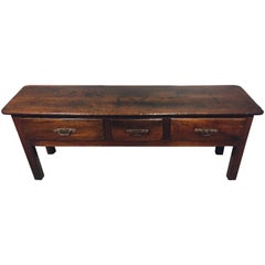 Antique Oak Dresser Base / Server