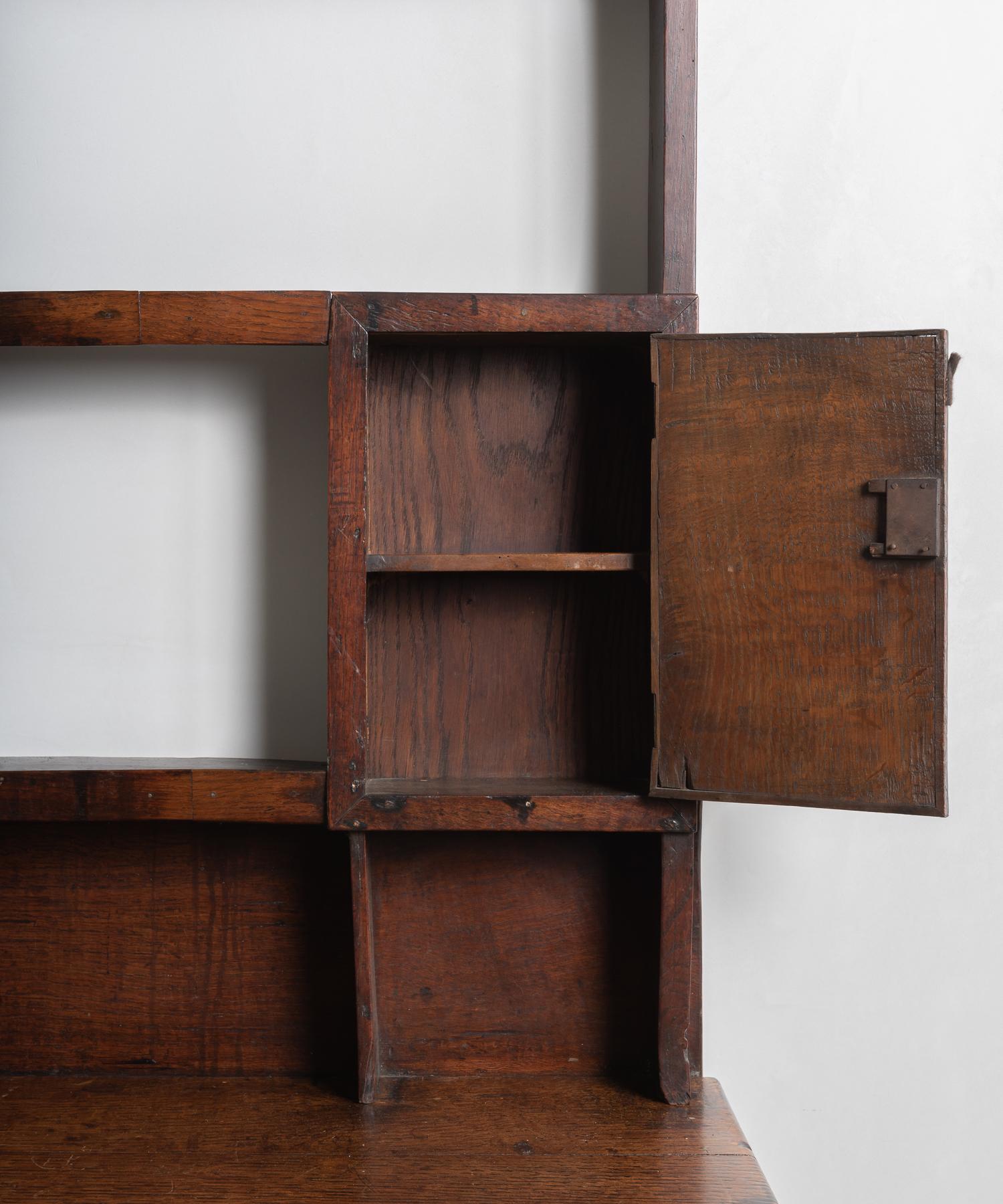 18th Century and Earlier Oak Dresser
