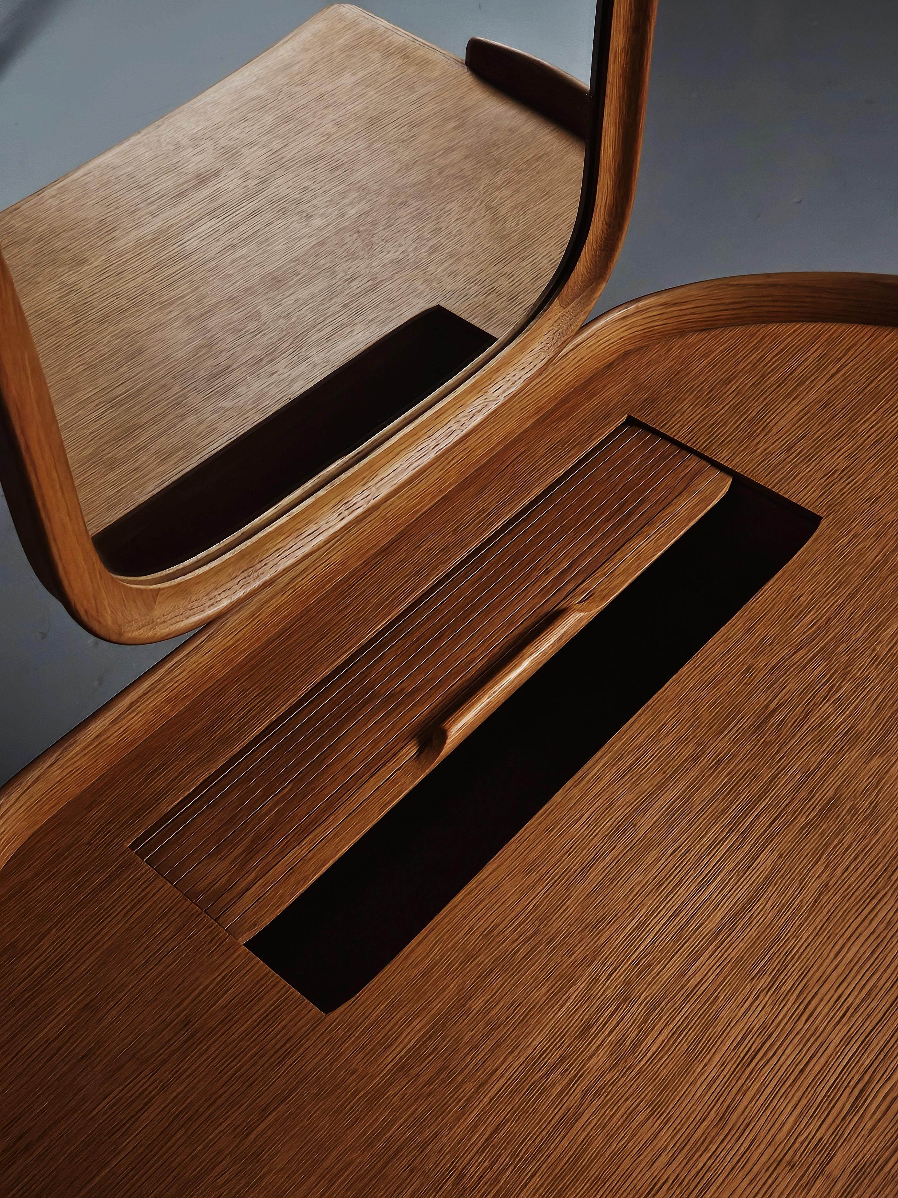 20th Century Oak dressing table 'Birgitta' by Carl Malmsten, Sweden, 1950s