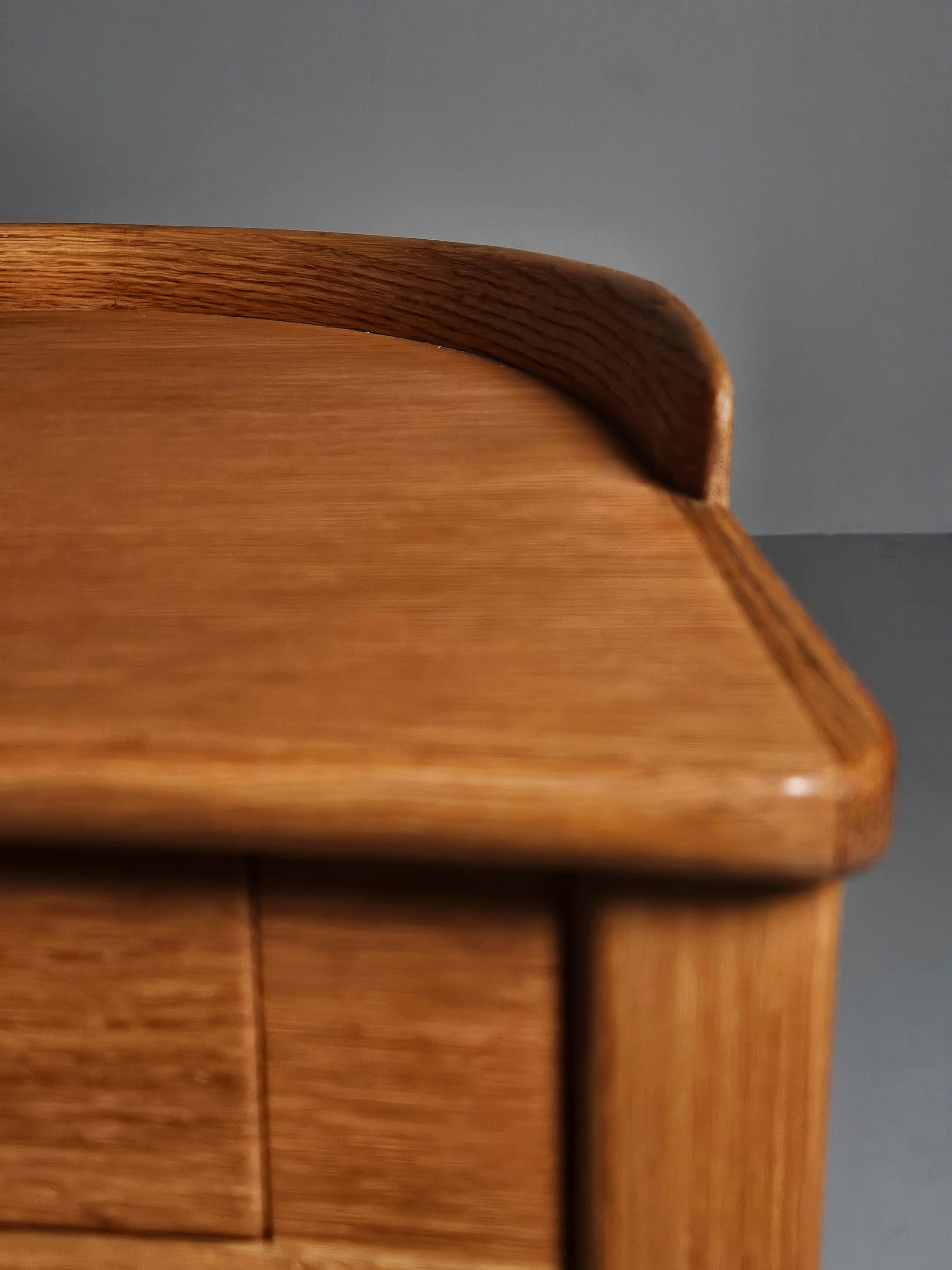 Mirror Oak dressing table 'Birgitta' by Carl Malmsten, Sweden, 1950s