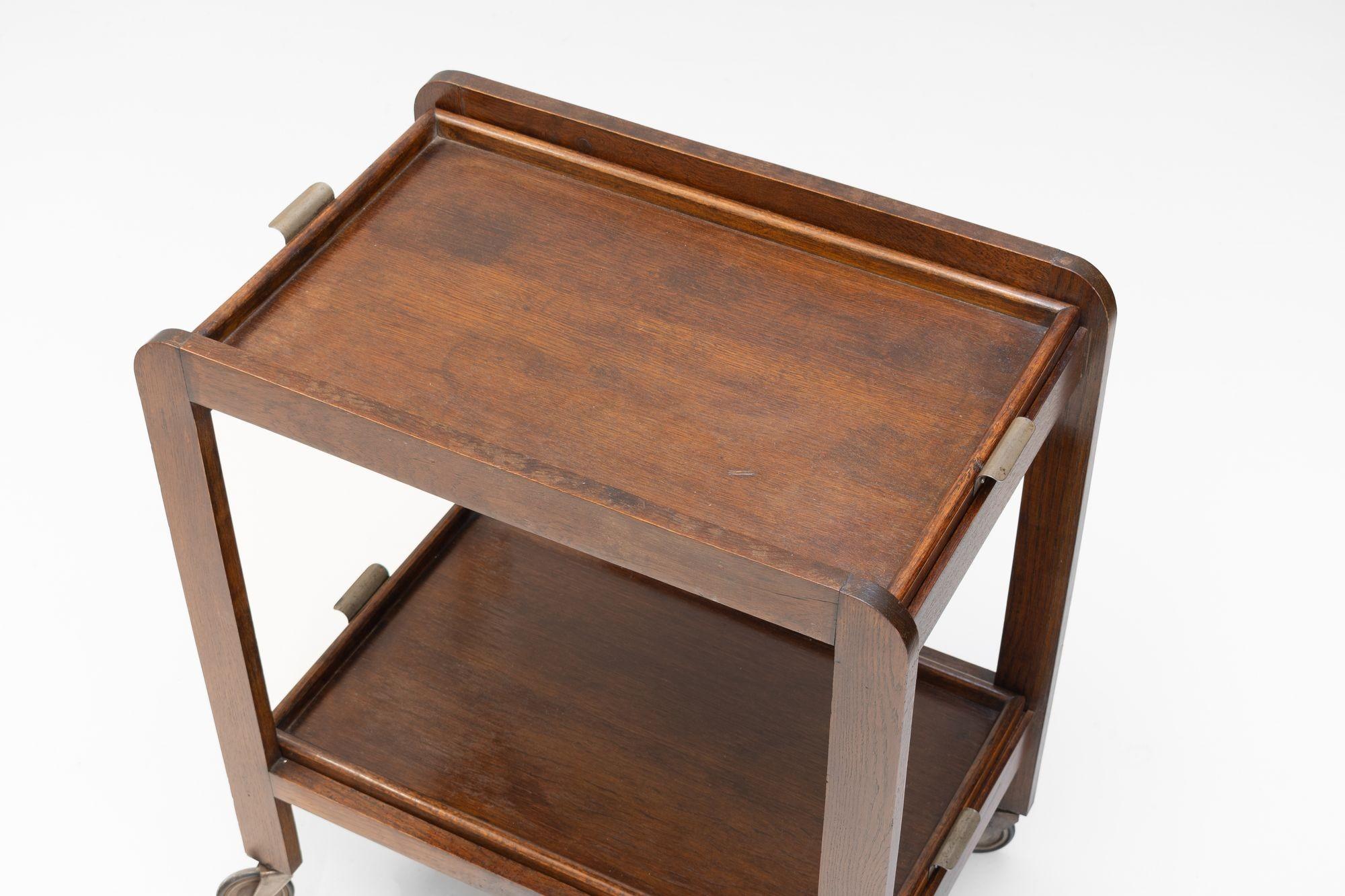 Oak Drinks Trolley For Sale 1