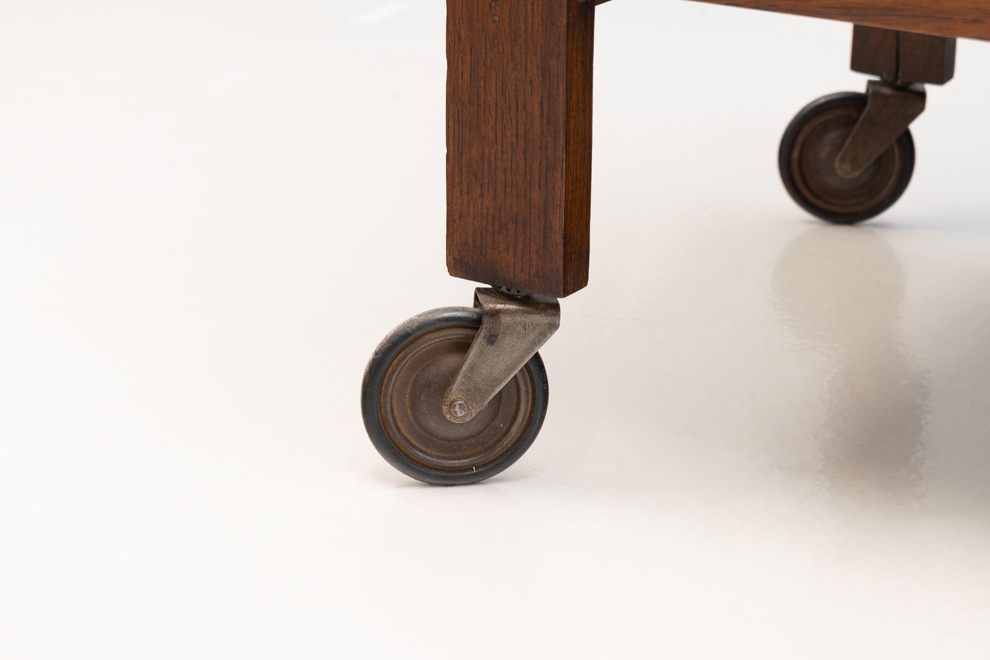 Oak Drinks Trolley For Sale 2