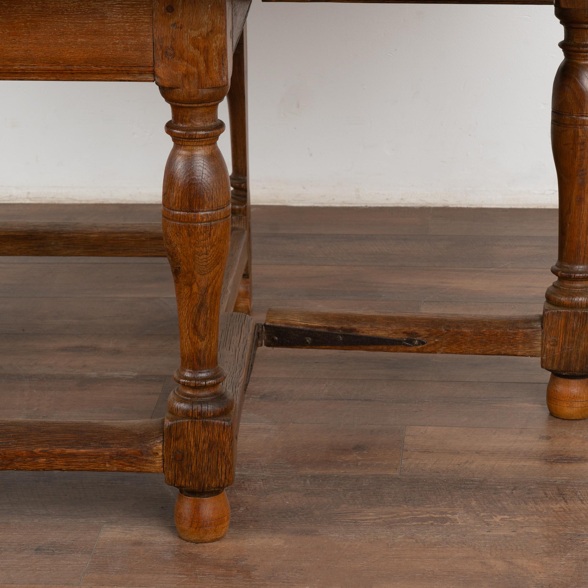 Table de salle à manger à abattant en Oak, Danemark vers 1800 en vente 4