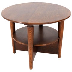 Used Oak Dutch Art Deco Amsterdam School Coffee Table Attributed to Paul Bromberg