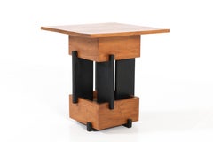 Oak Dutch Art Deco Haagse School Coffee Table, 1920s