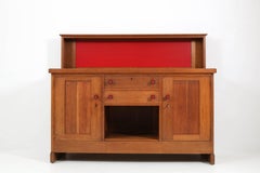 Oak Dutch Art Deco Haagse School Sideboard by Henk Wouda for Pander, 1924