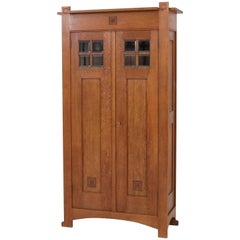 Used Oak Dutch Art Nouveau Arts & Crafts Wardrobe by Willem Penaat for Fa.Haag, 1897