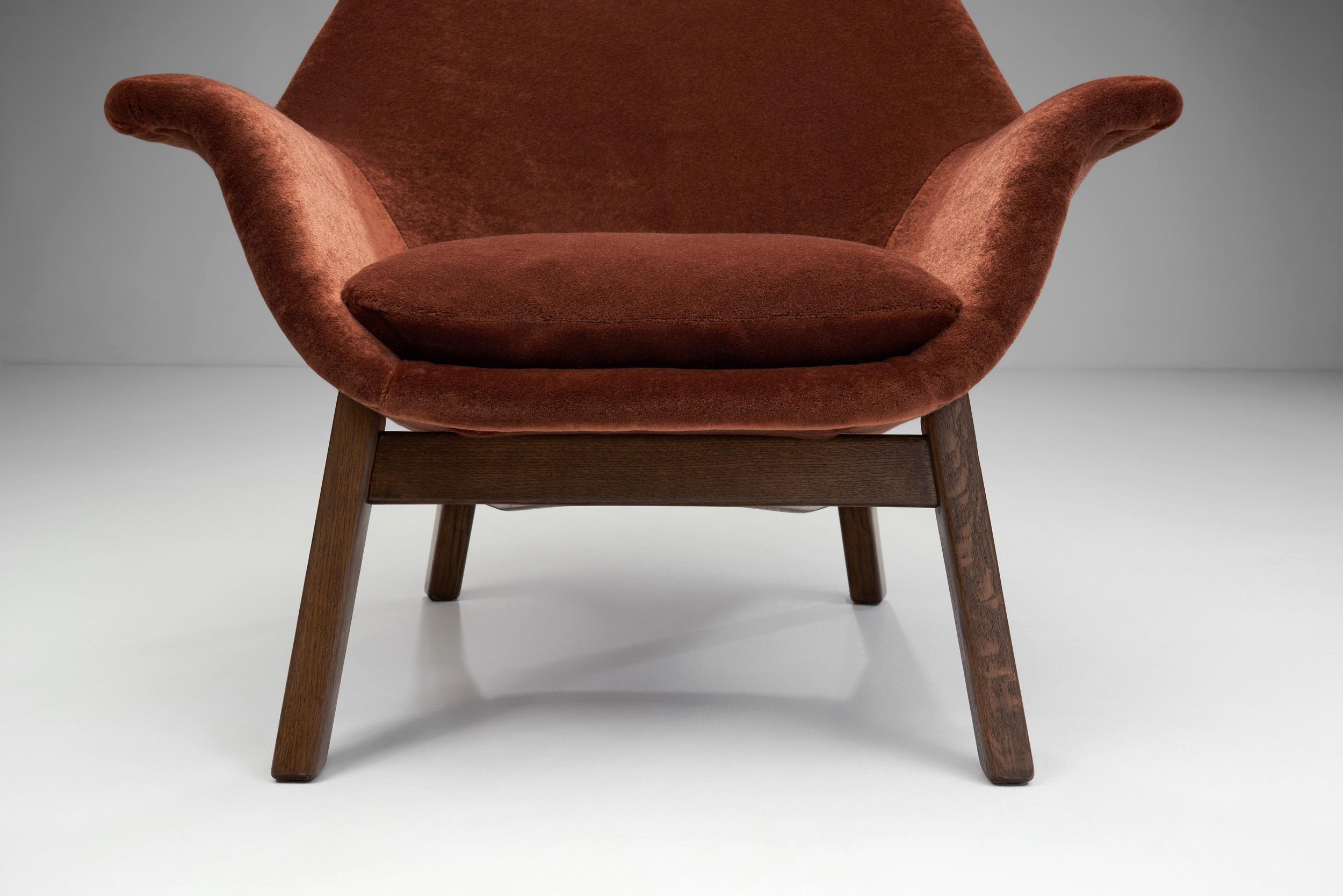 Oak Easy Chairs by Carl Gustaf Hiort af Ornäs, Finland 1950s For Sale 5