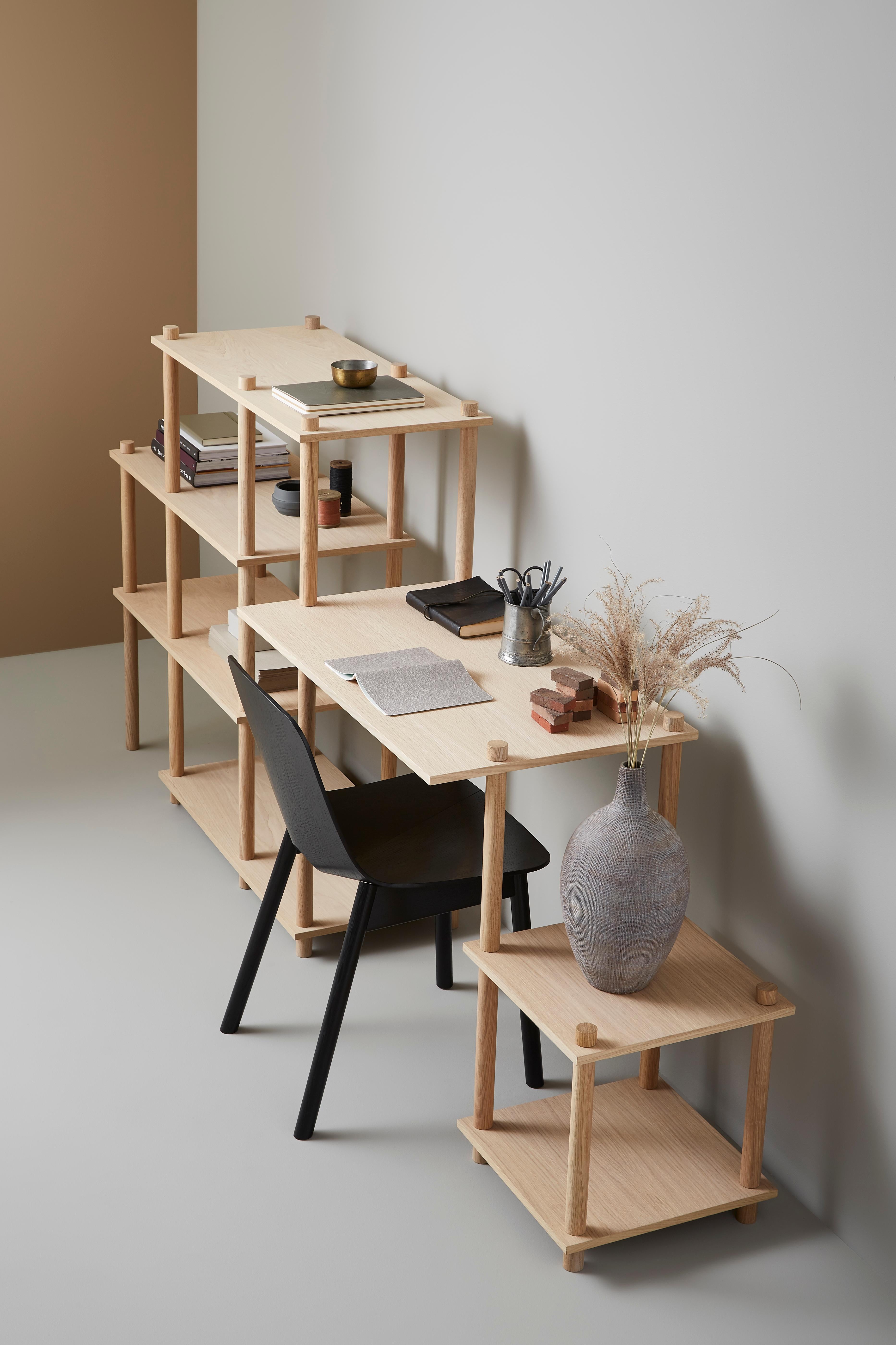 Oak Elevate Shelving I by Camilla Akersveen and Christopher Konings For Sale 5