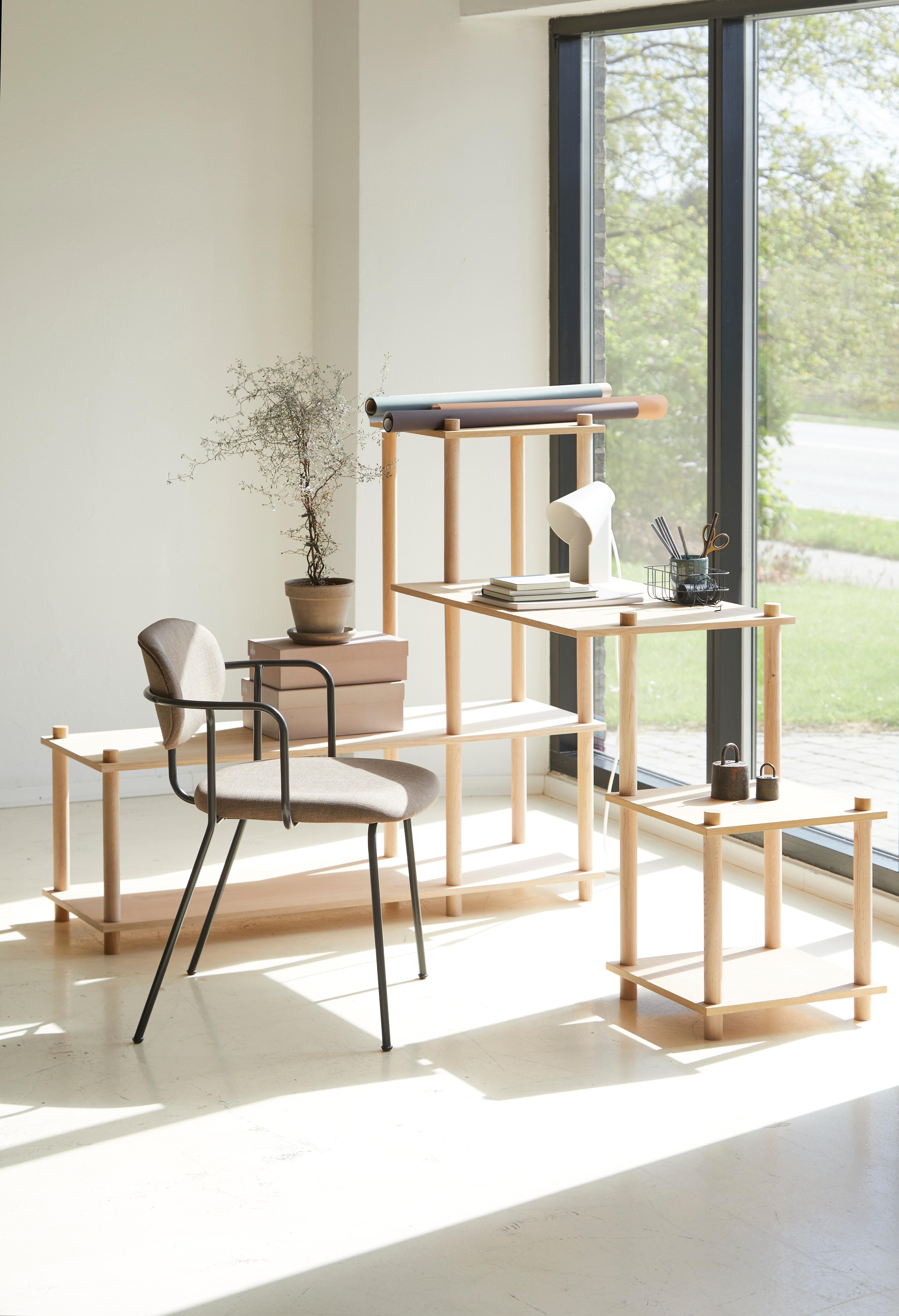Oak Elevate Shelving II by Camilla Akersveen and Christopher Konings For Sale 7