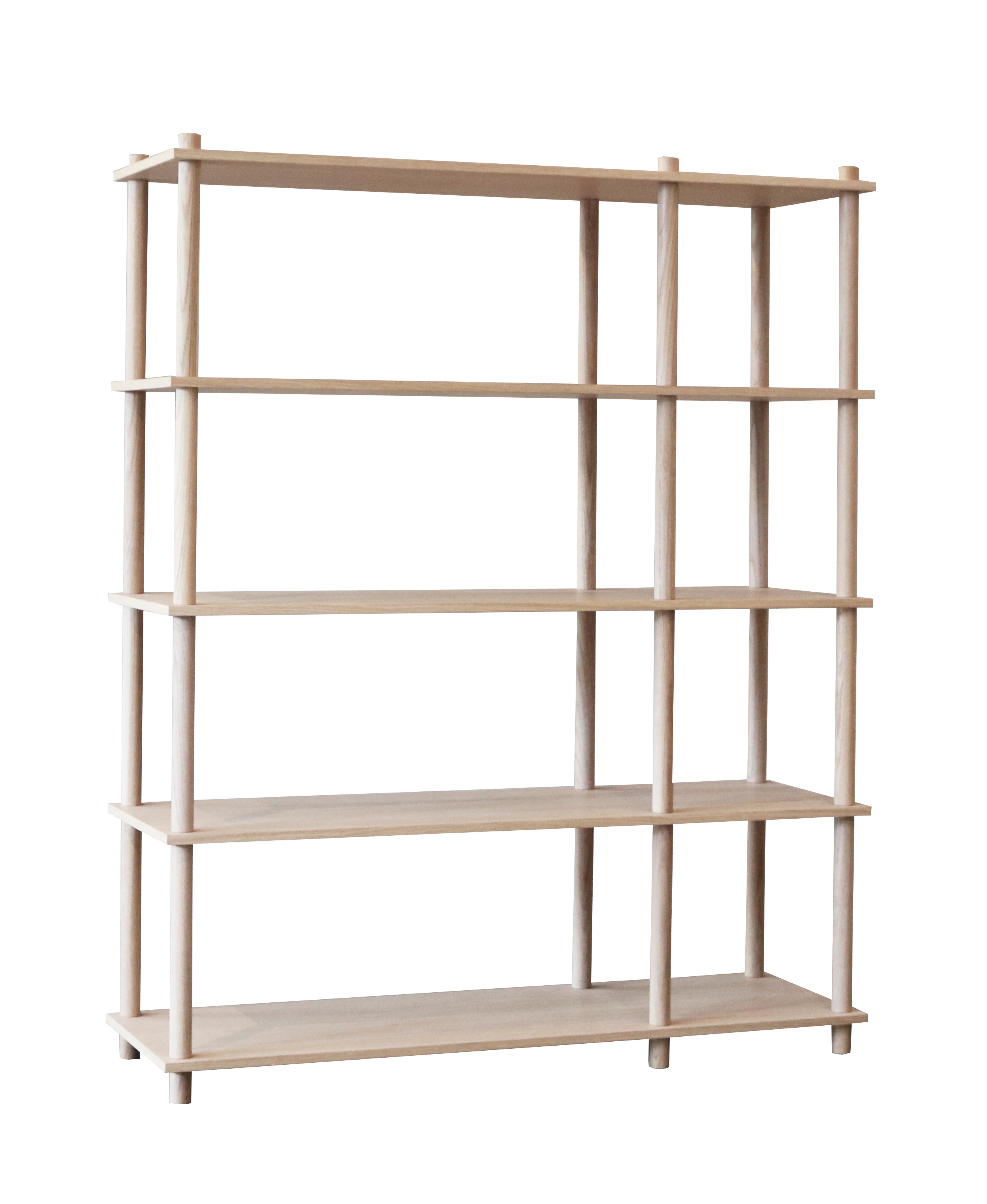 Oak elevate shelving IX by Camilla Akersveen and Christopher Konings
Materials: Metal, oak.
Dimensions: D 40 x W 120 x H 147.9 cm
Available in matt lacquered oak or black oak. Different shelving systems available.

Camilla Akersveen and