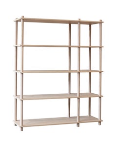 Oak Elevate Shelving IX by Camilla Akersveen and Christopher Konings