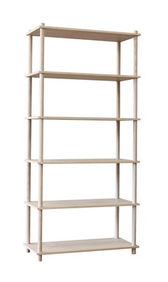 Oak Elevate Shelving V by Camilla Akersveen and Christopher Konings