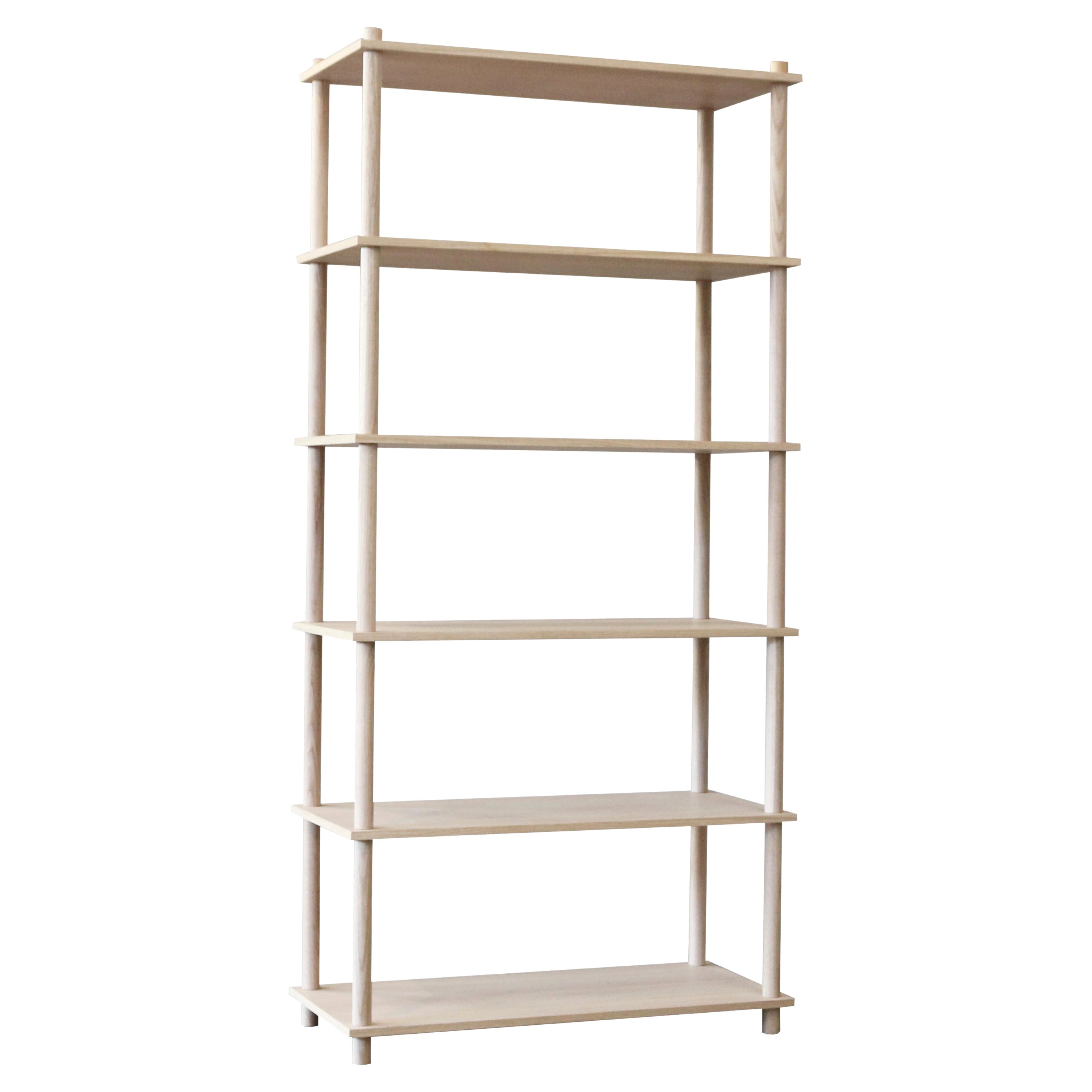 Oak Elevate Shelving V by Camilla Akersveen and Christopher Konings