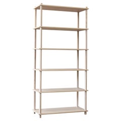 Oak Elevate Shelving V by Camilla Akersveen and Christopher Konings