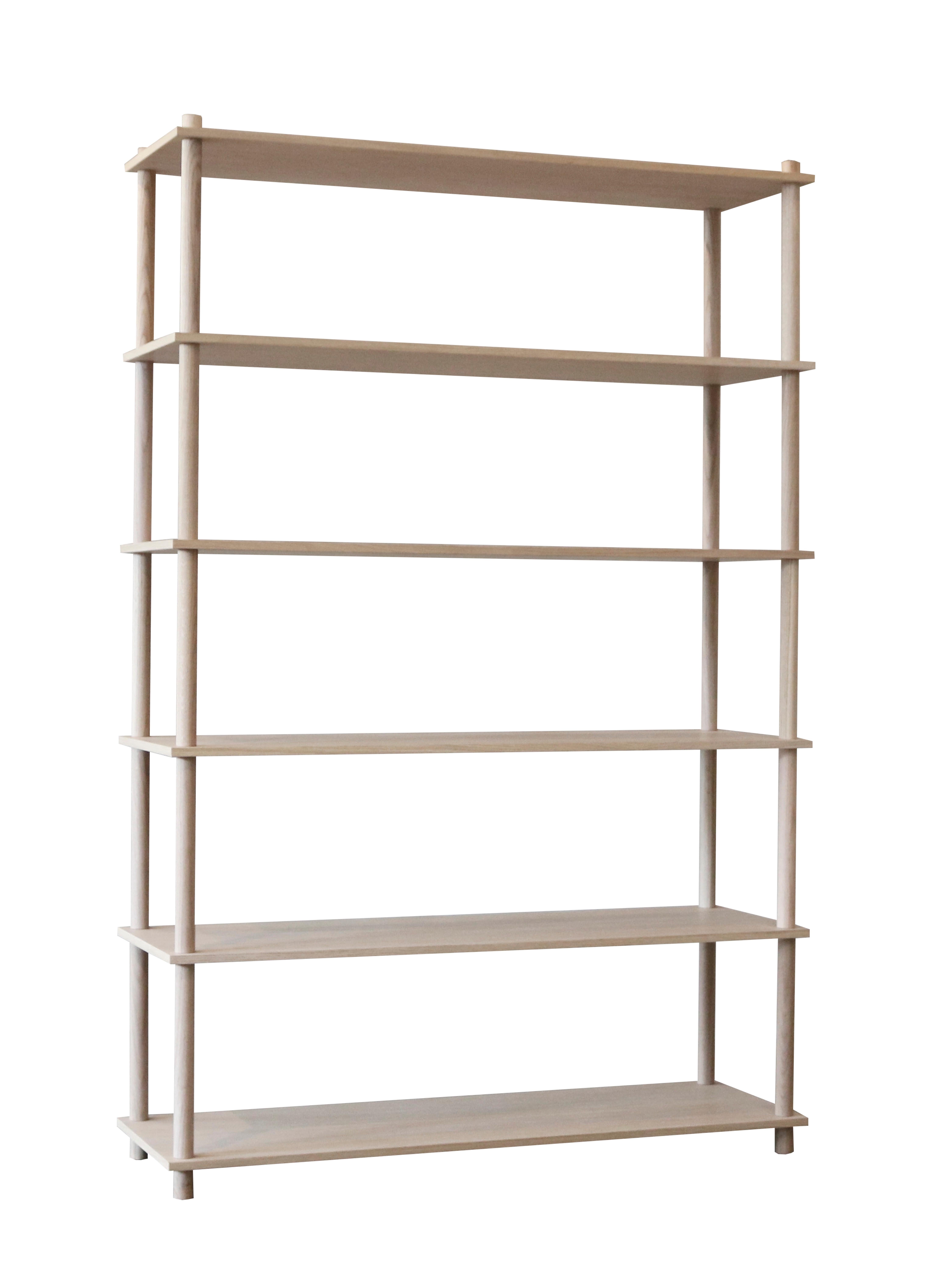 Oak elevate shelving VI by Camilla Akersveen and Christopher Konings
Materials: Metal, oak.
Dimensions: D 40 x W 120 x H 182.6 cm
Available in matt lacquered oak or black oak. Different shelving sistems available.

Camilla Akersveen and