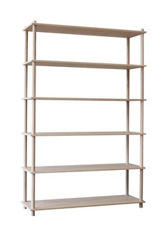 Oak Elevate Shelving VI by Camilla Akersveen and Christopher Konings