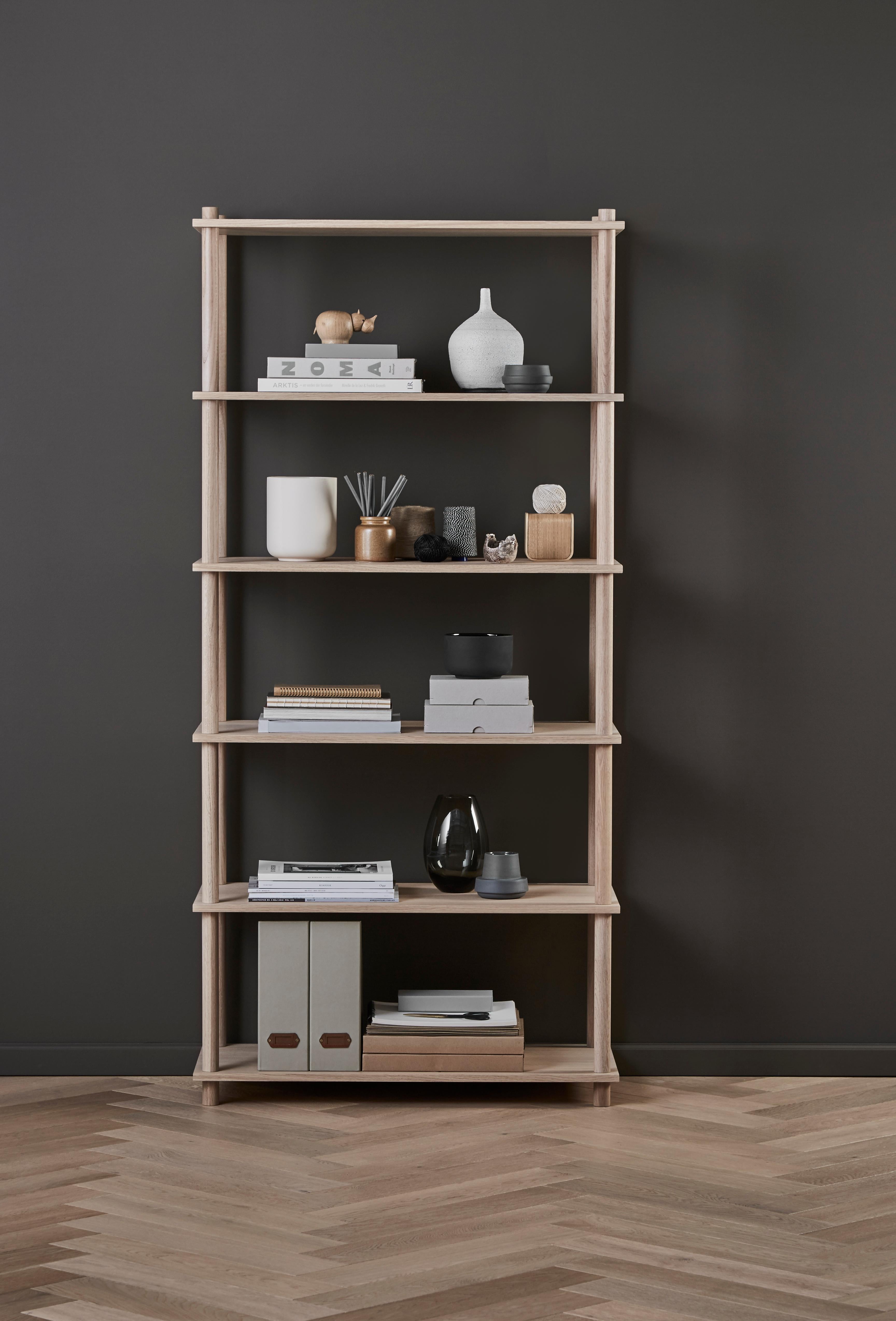 Danish Oak Elevate Shelving VI by Camilla Akersveen and Christopher Konings For Sale