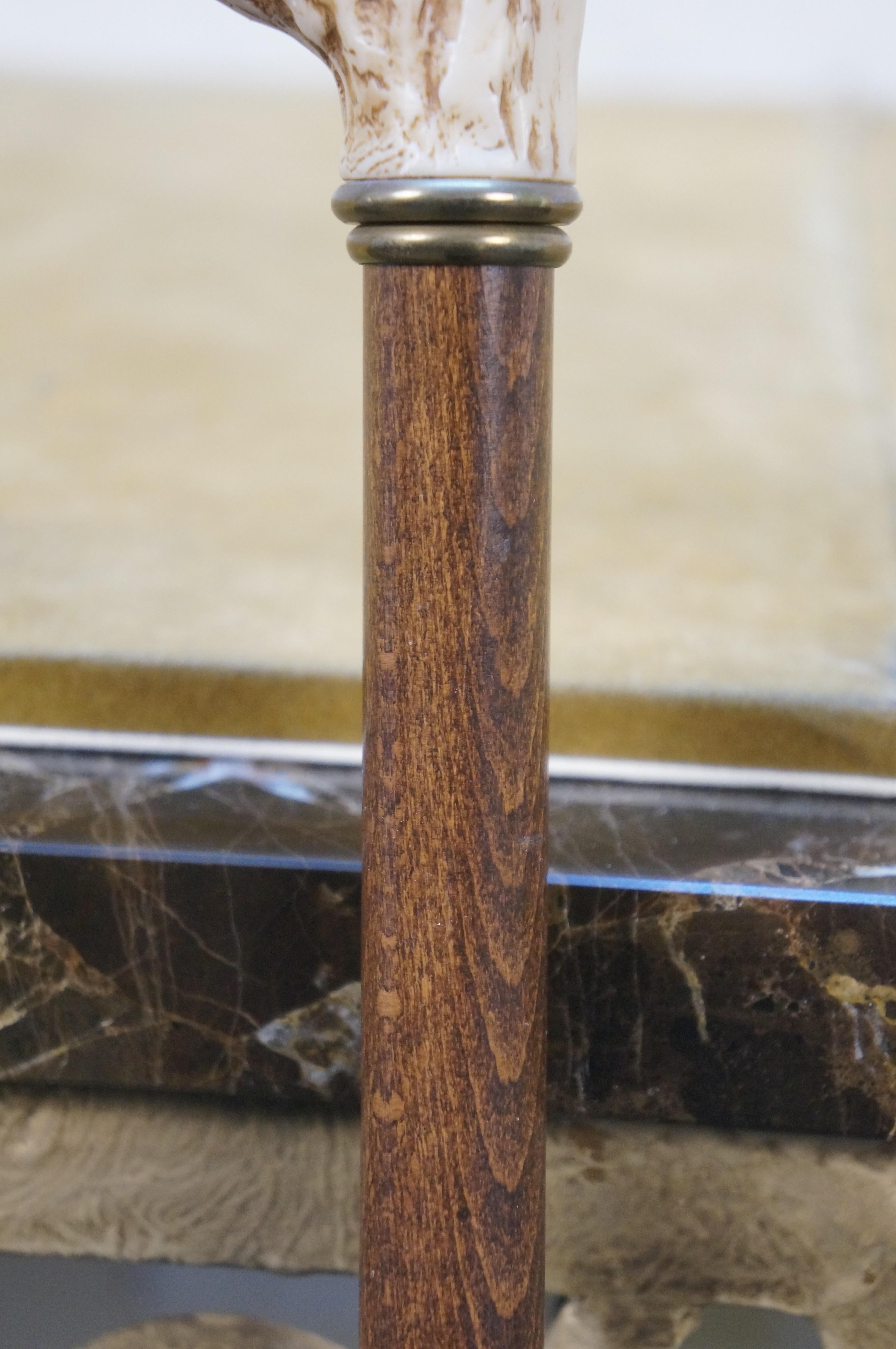 Chêne Elk Horn Antler Handle Walking Stick Cane Scottish Thistle 36