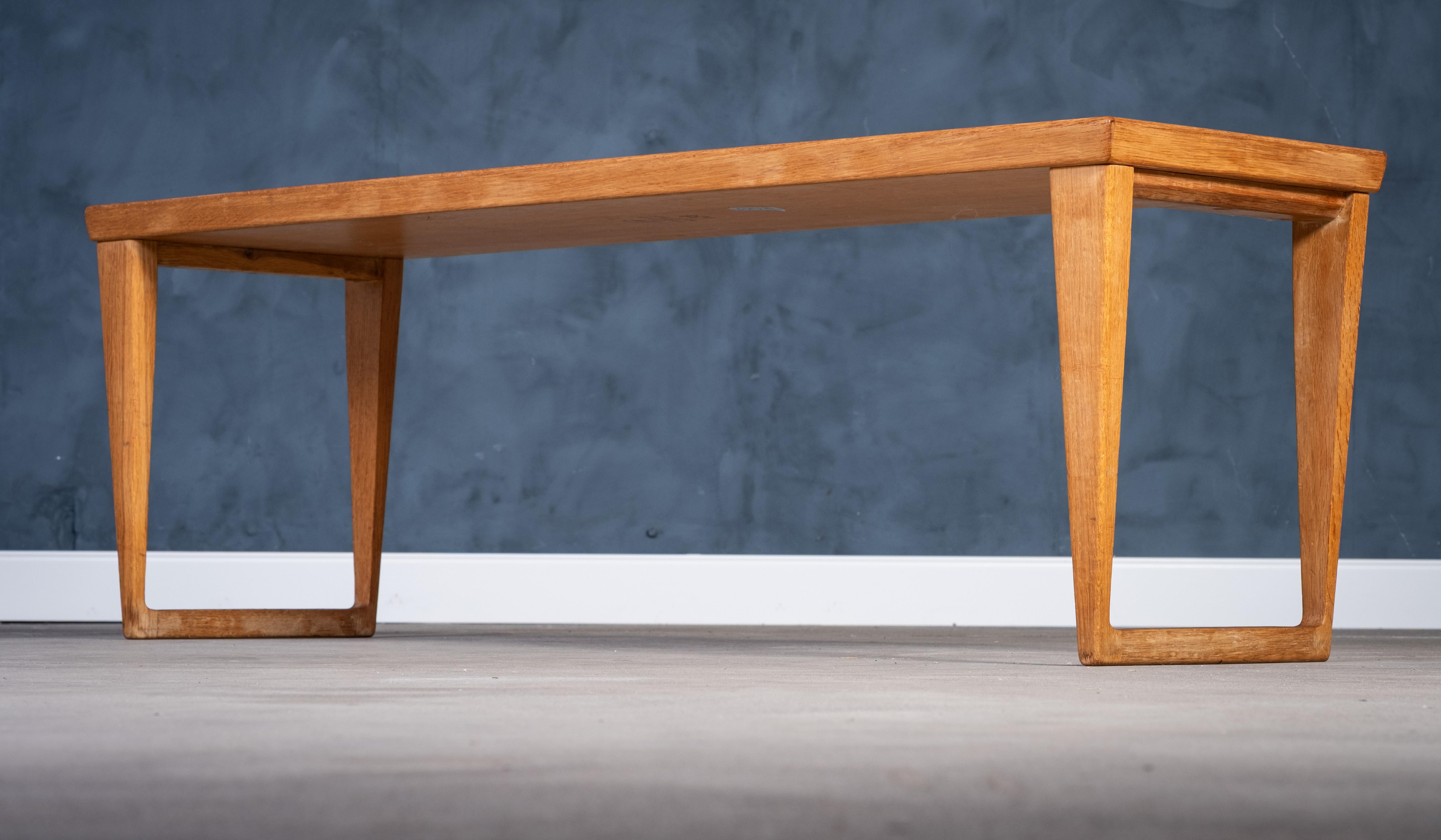 Eichenholz-Eingangsbank von Aksel Kjersgaard, Dänemark, 1960er Jahre (Dänisch) im Angebot