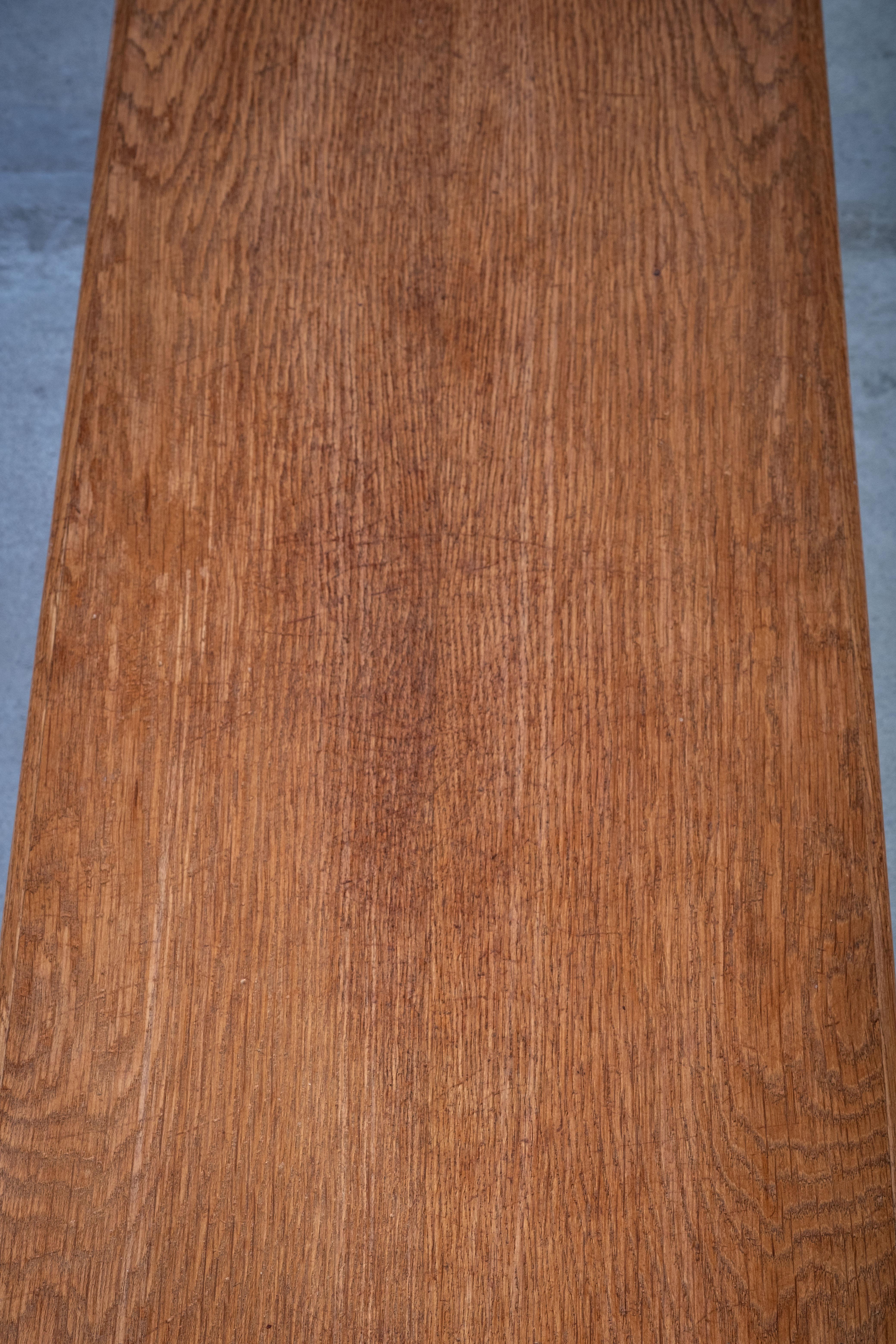 Eichenholz-Eingangsbank von Aksel Kjersgaard, Dänemark, 1960er Jahre im Angebot 2