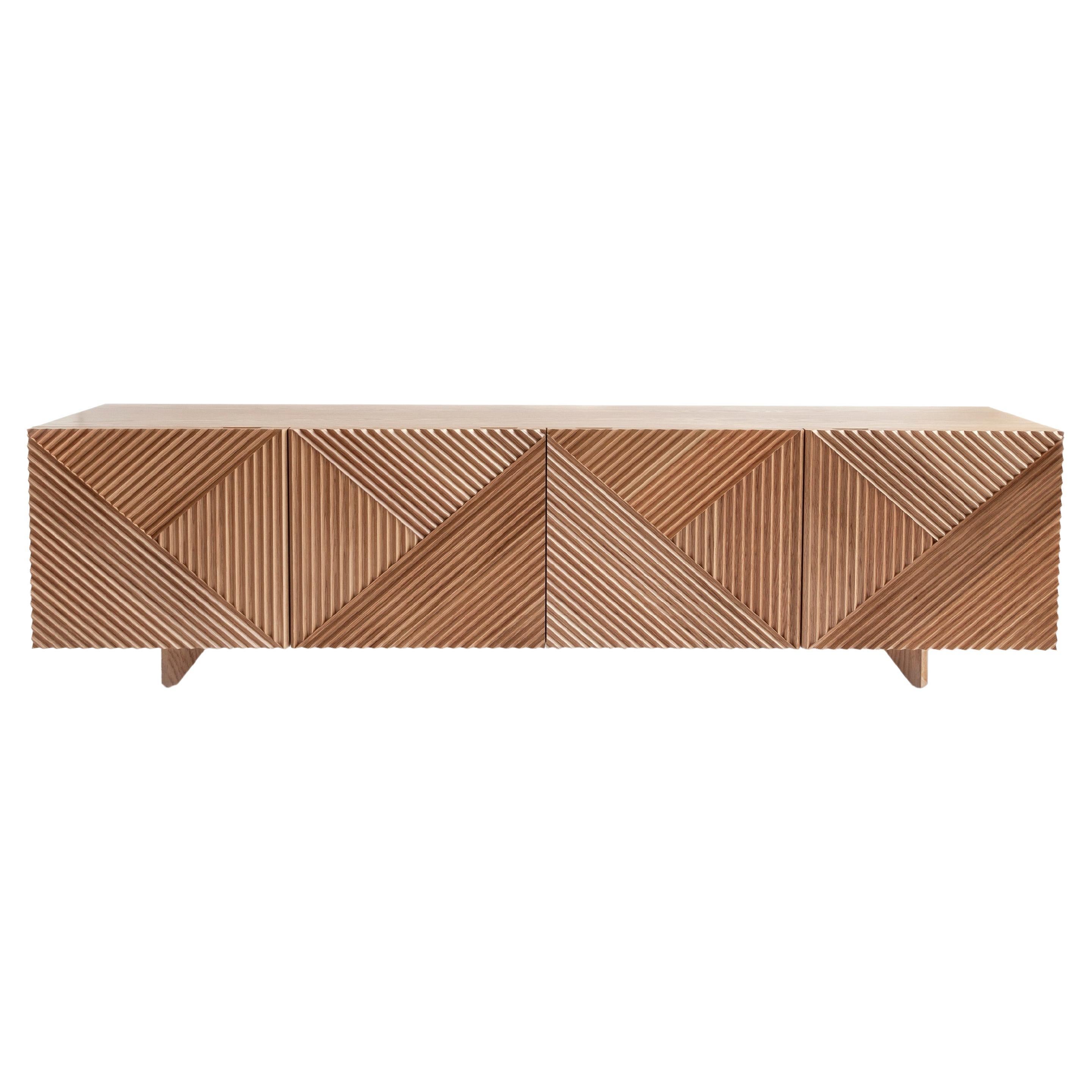 Enzo Sideboard aus Eichenholz von Rosanna Ceravolo im Angebot