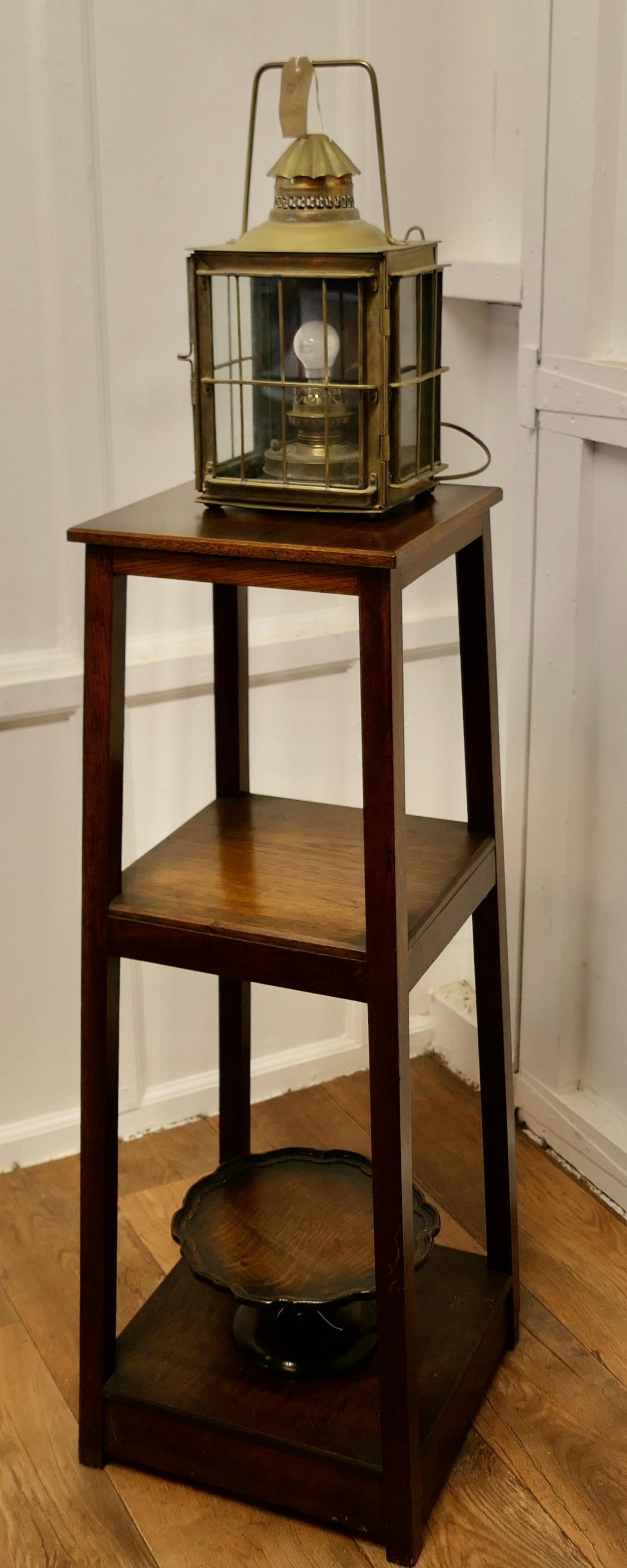 Oak Etagere or Plant Stand  This is a very useful piece  For Sale 1