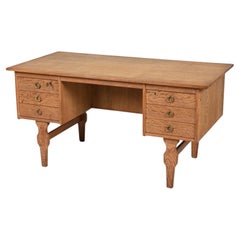 Oak Executive Desk by Henry Kjaernulf