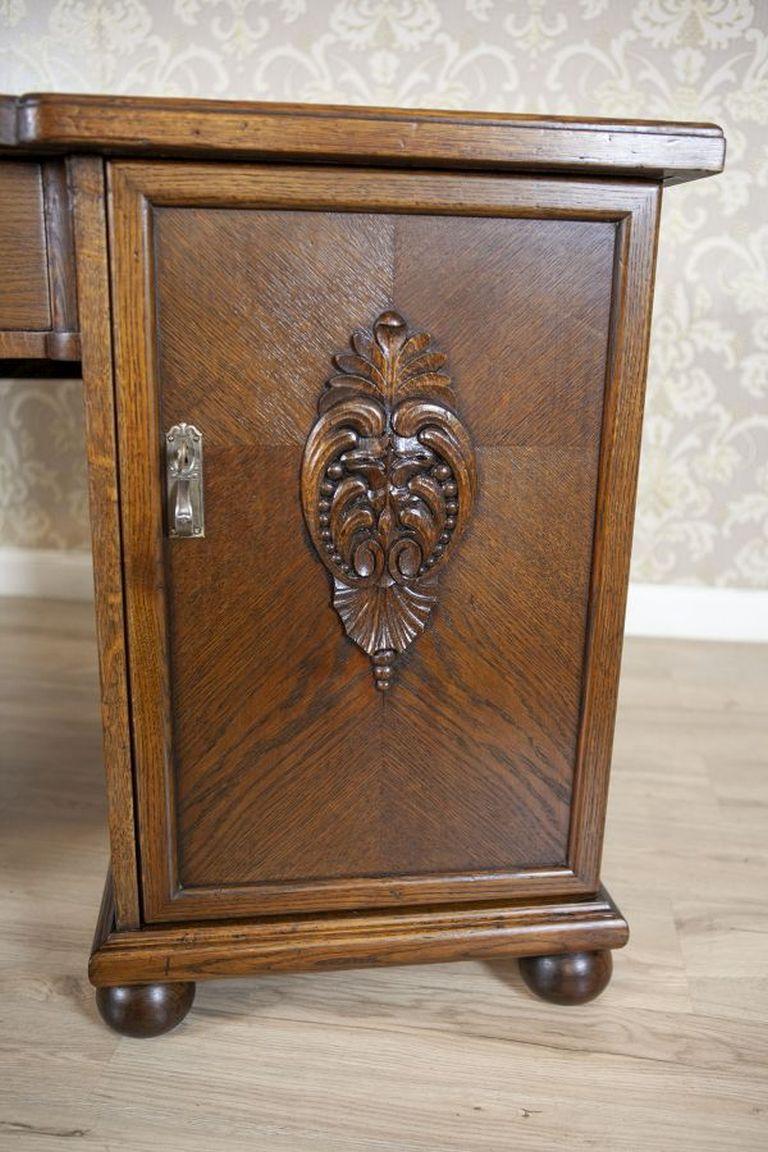 Scrivania direzionale in Oak degli anni '30 in vendita 2