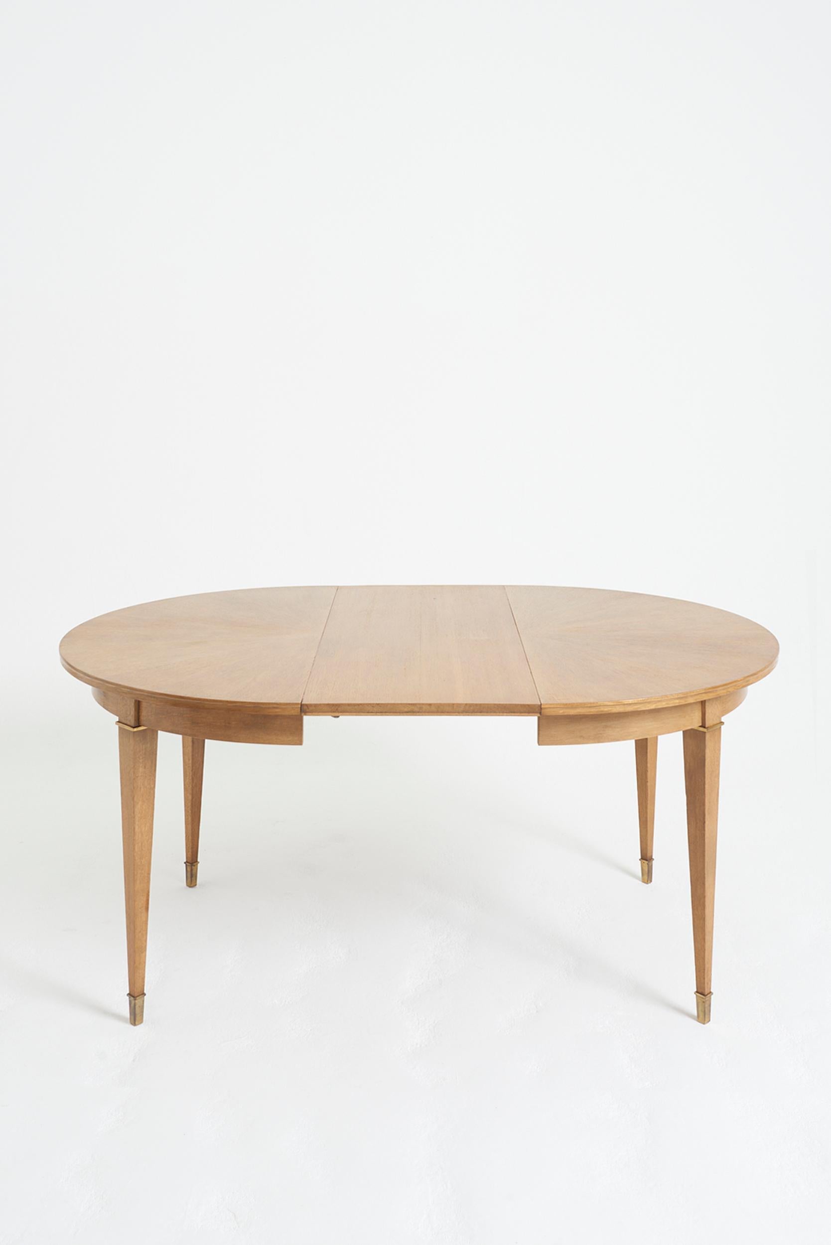 Art Deco Oak Extending Dining Table