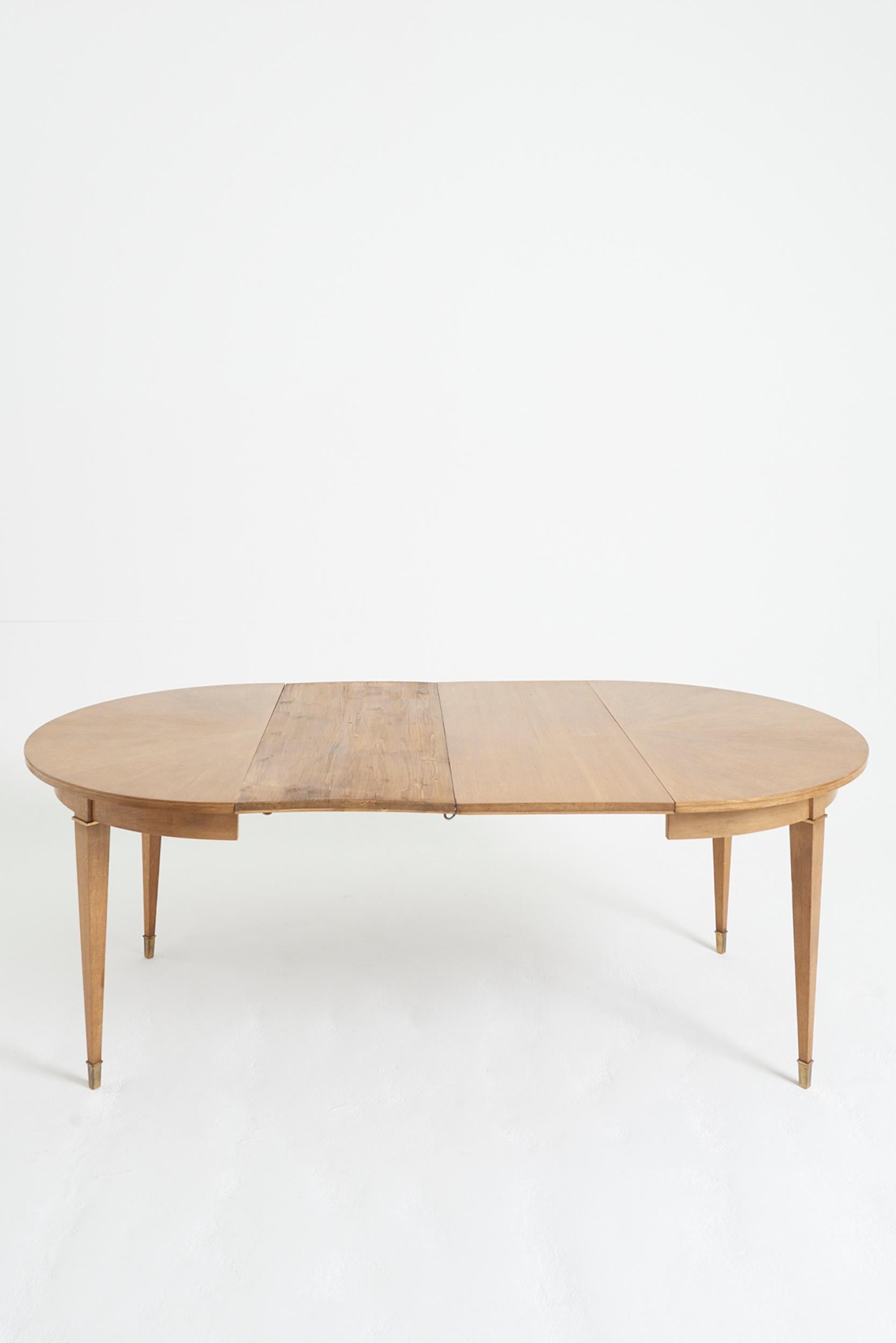 French Oak Extending Dining Table