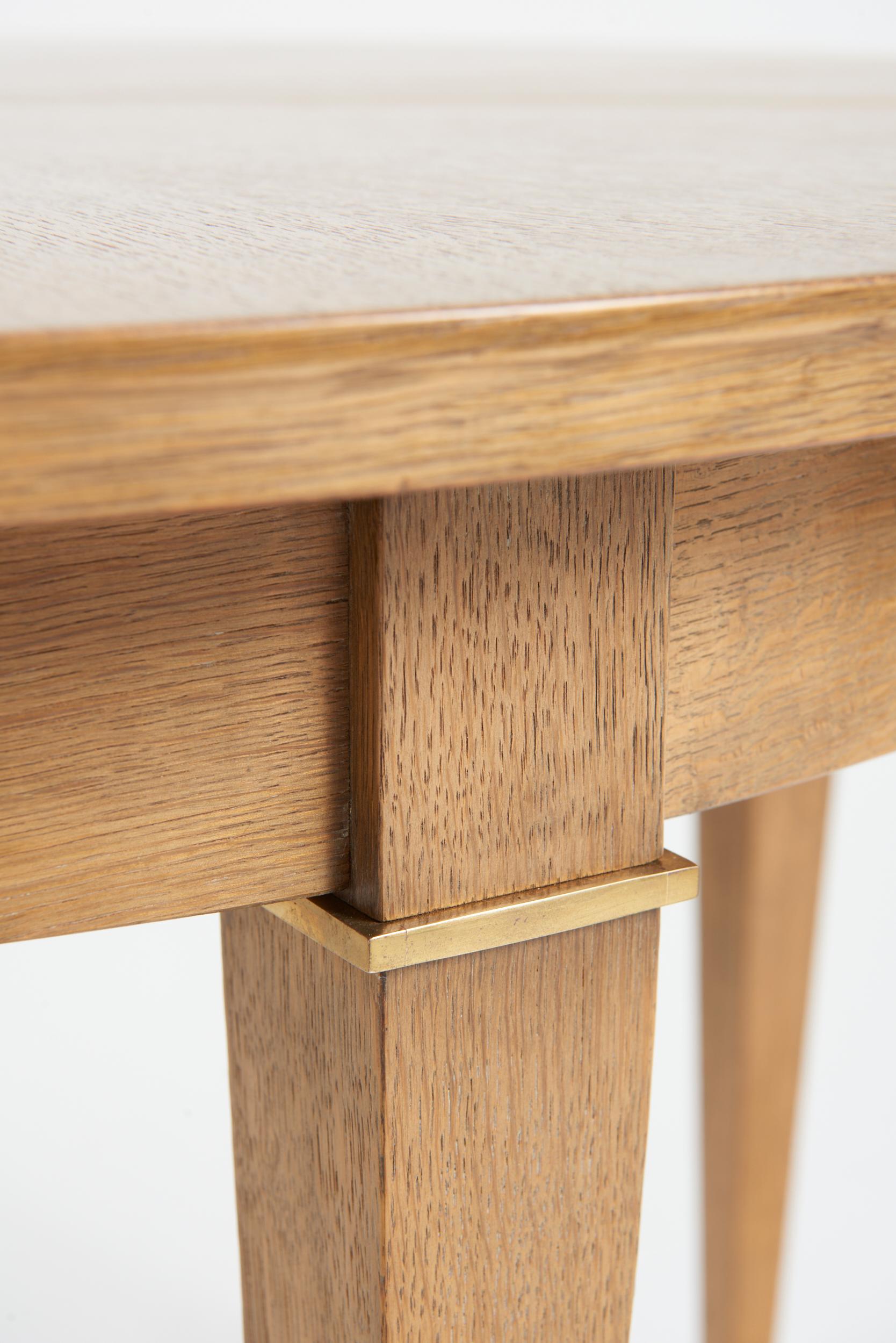 Mid-20th Century Oak Extending Dining Table