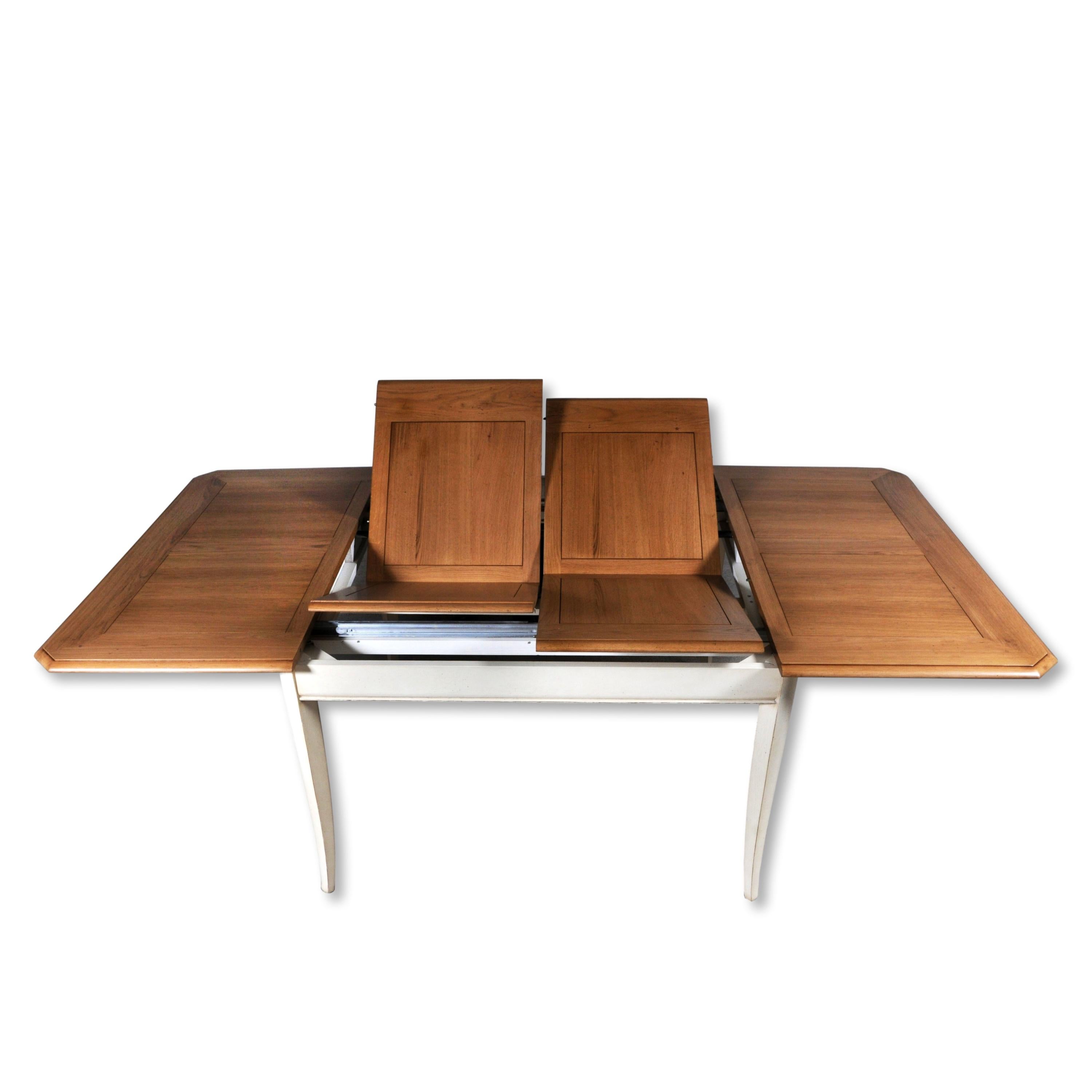 Mesa Expendedora de Roble, Estilo Campestre Francés Tradicional, 100% Made in France Neoclásico en venta