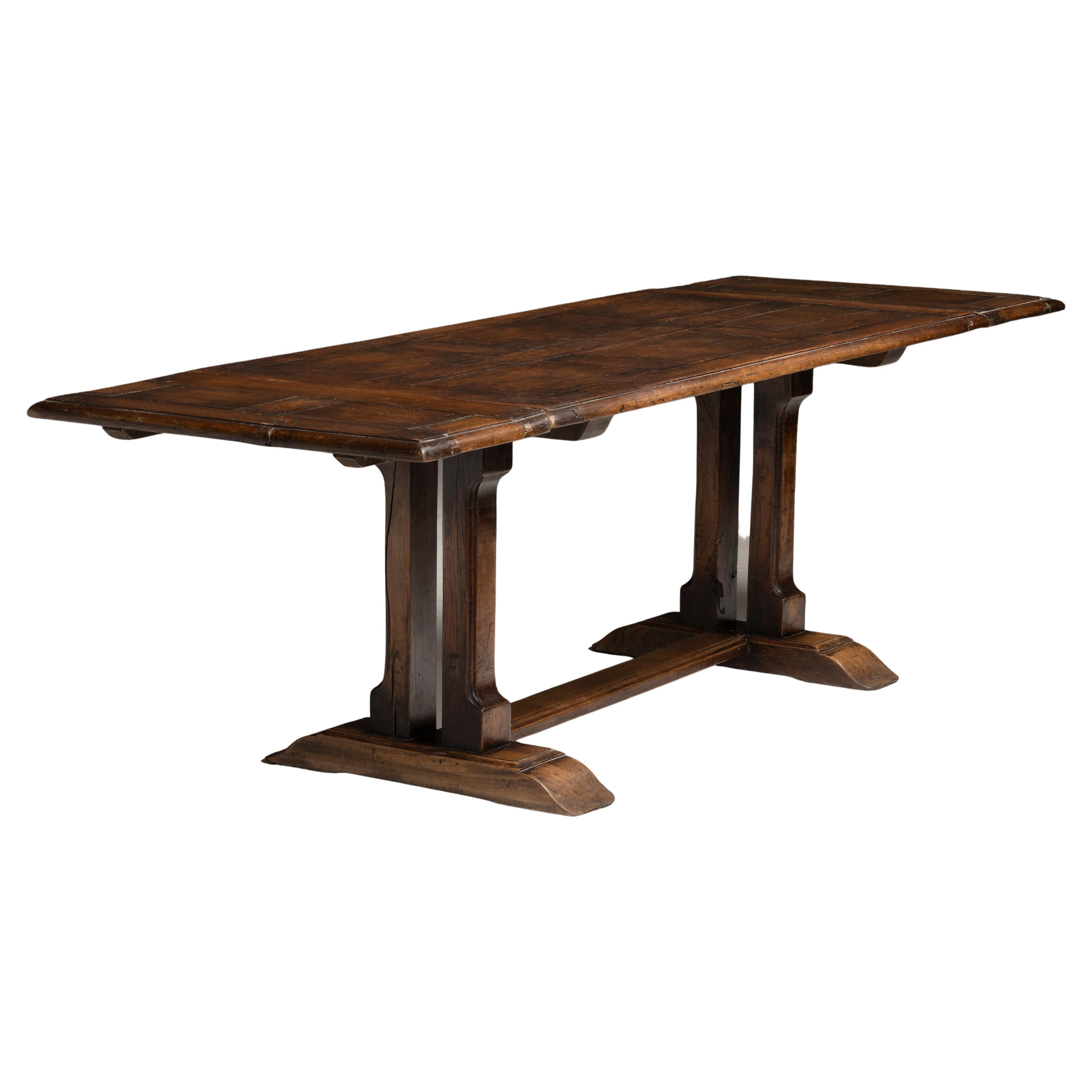 Oak Extension Dining Table, France 1860