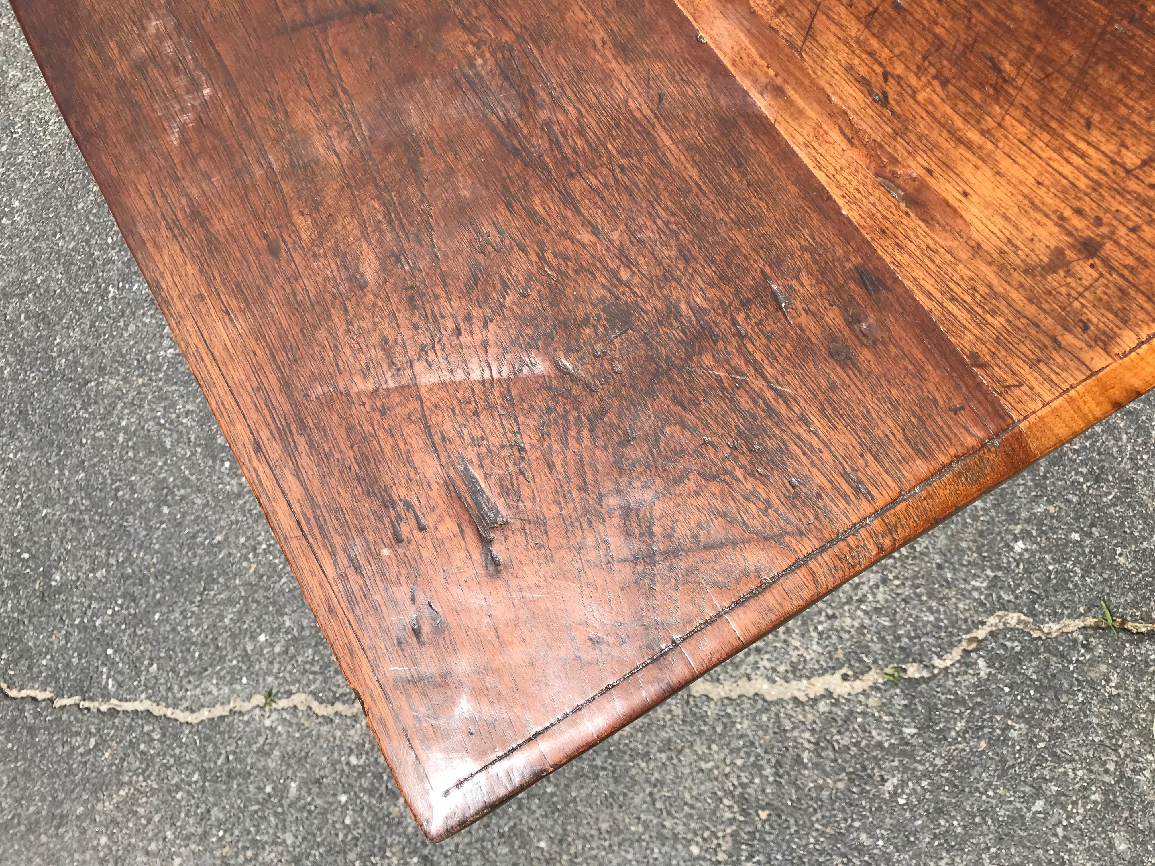 Contemporary Oak Farm Table