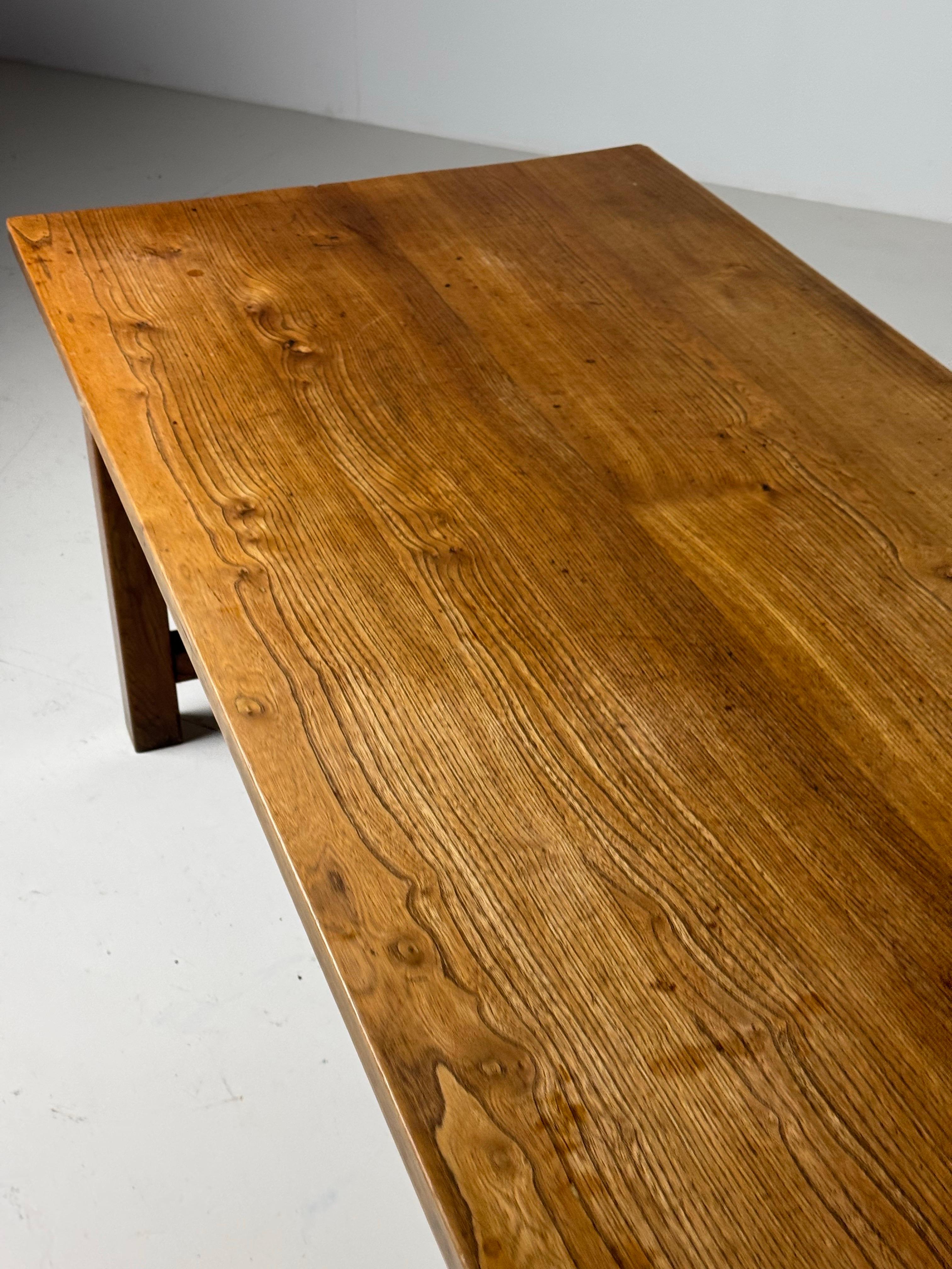 20ième siècle Table à manger de ferme 250 cm en vente