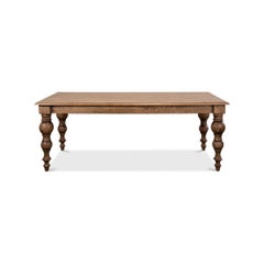 Oak Farmhouse Dining Table
