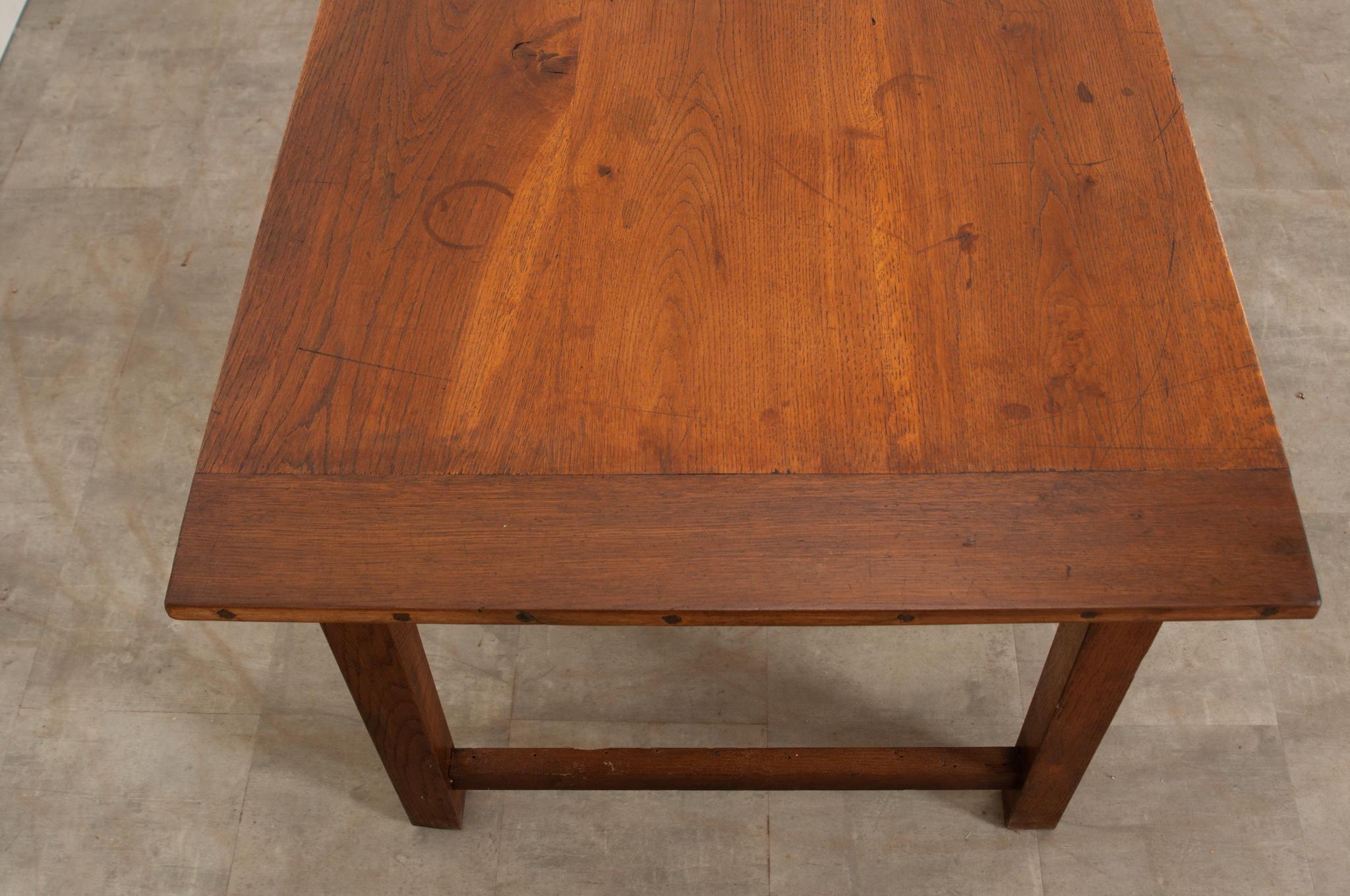 Hand-Crafted Oak Farmhouse Dining Table