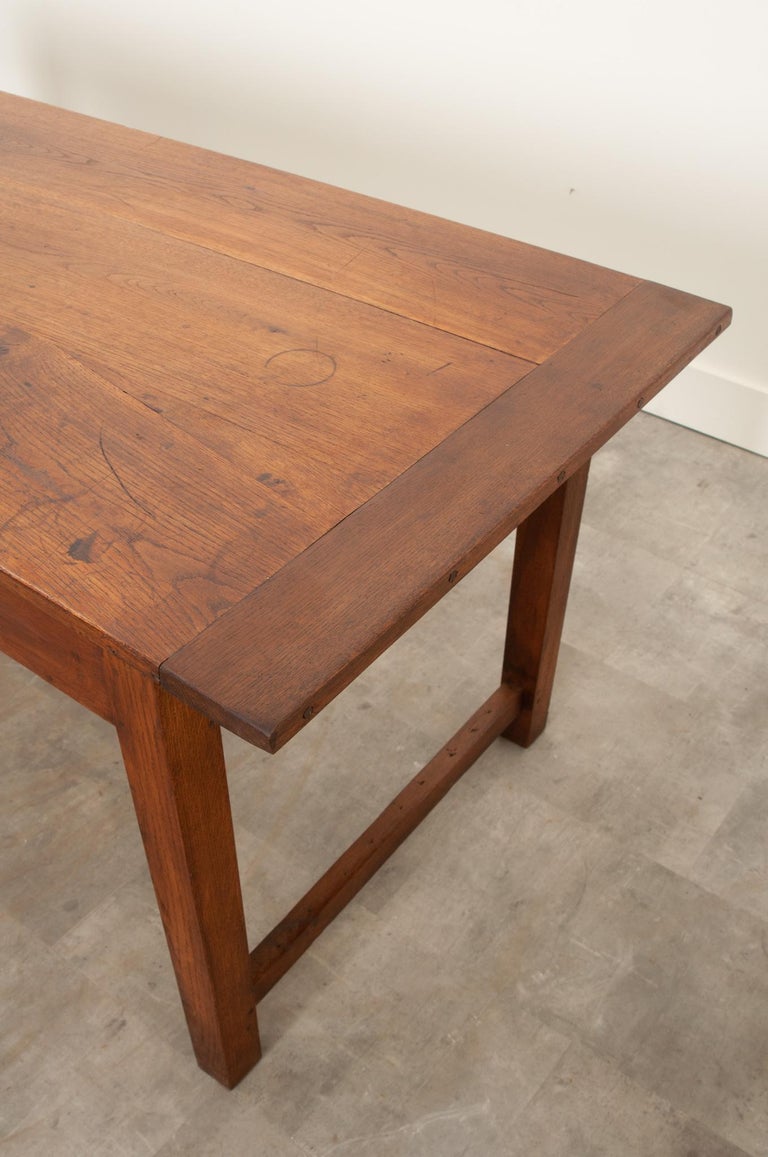 Oak Farmhouse Dining Table For Sale at 1stDibs