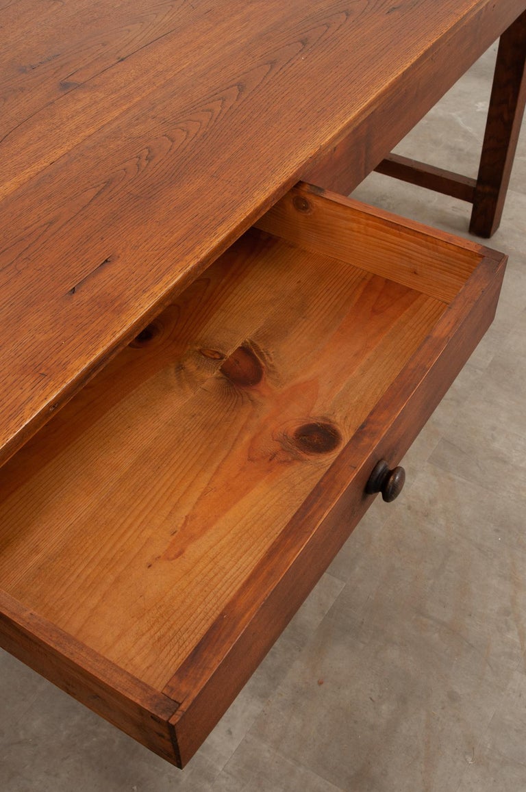 Oak Farmhouse Dining Table For Sale at 1stDibs