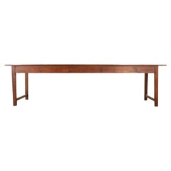 Mesa de comedor de granja de roble